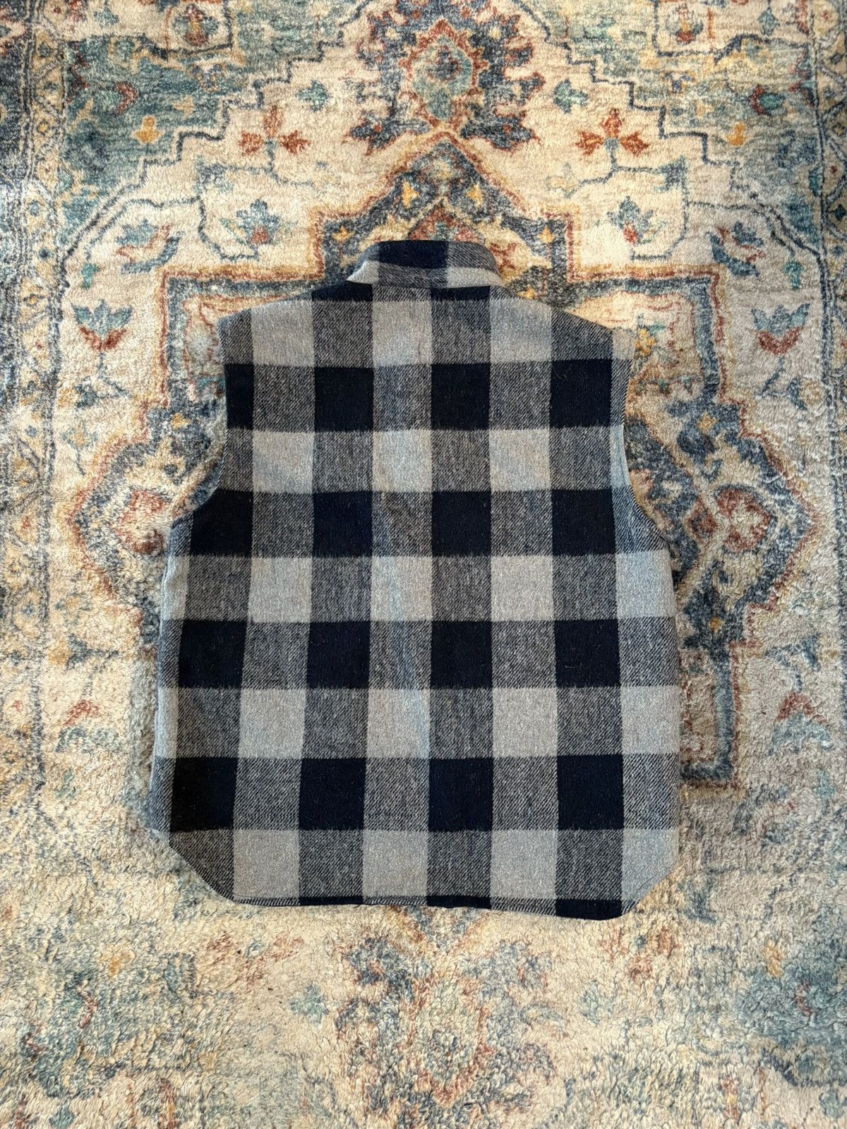 Vintage Vintage Zellers Plaid Reversible Vest Medium Size US M / EU 48-50 / 2 - 2 Thumbnail