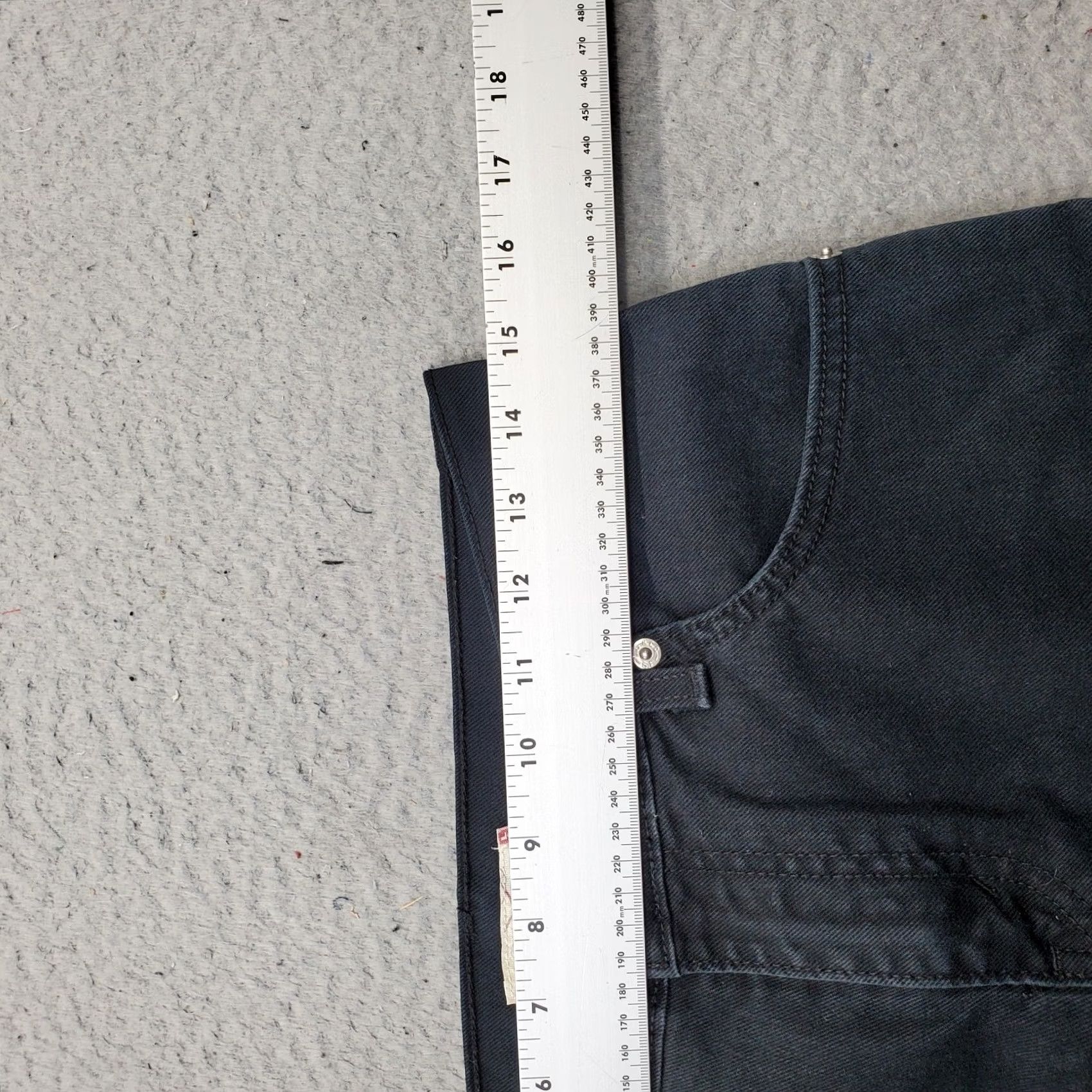 Levi's Levi's Womens 6 Bootcut Jeans Black Denim Stretch Relaxed Fit Streetwear Pants Size 28" / US 6 / IT 42 - 6 Thumbnail