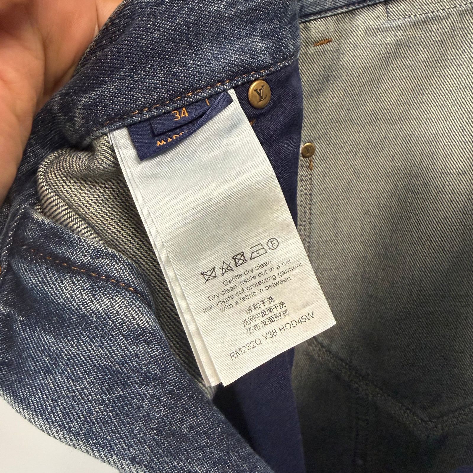 Louis Vuitton Louis Vuitton Monogra Double Knee Carpenter Denim - 36 Size US 36 / EU 52 - 12 Thumbnail