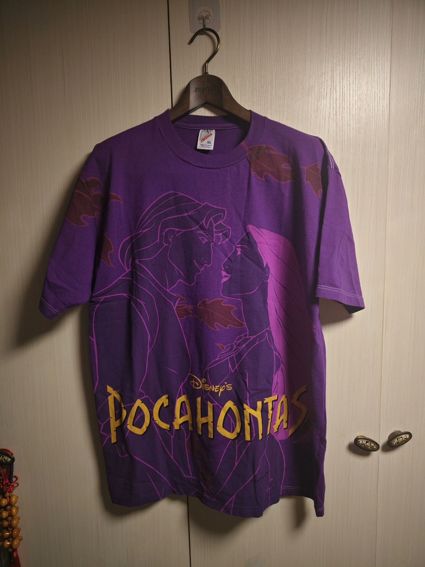 vintage pocahontas 90s graphic tee