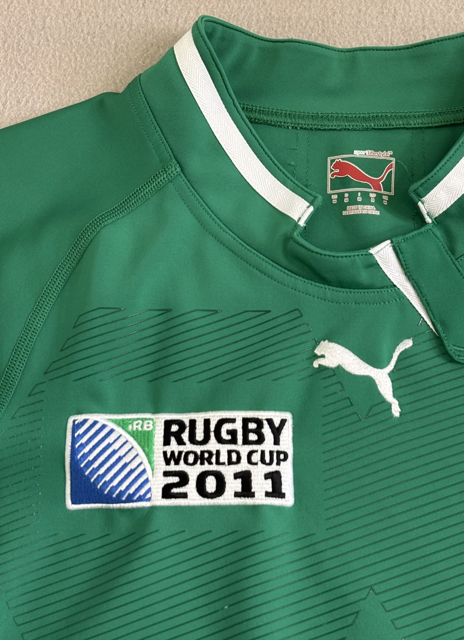 Puma Ireland Rugby 2011 Puma Player Issue Shirt Medium Size US M / EU 48-50 / 2 - 7 Thumbnail