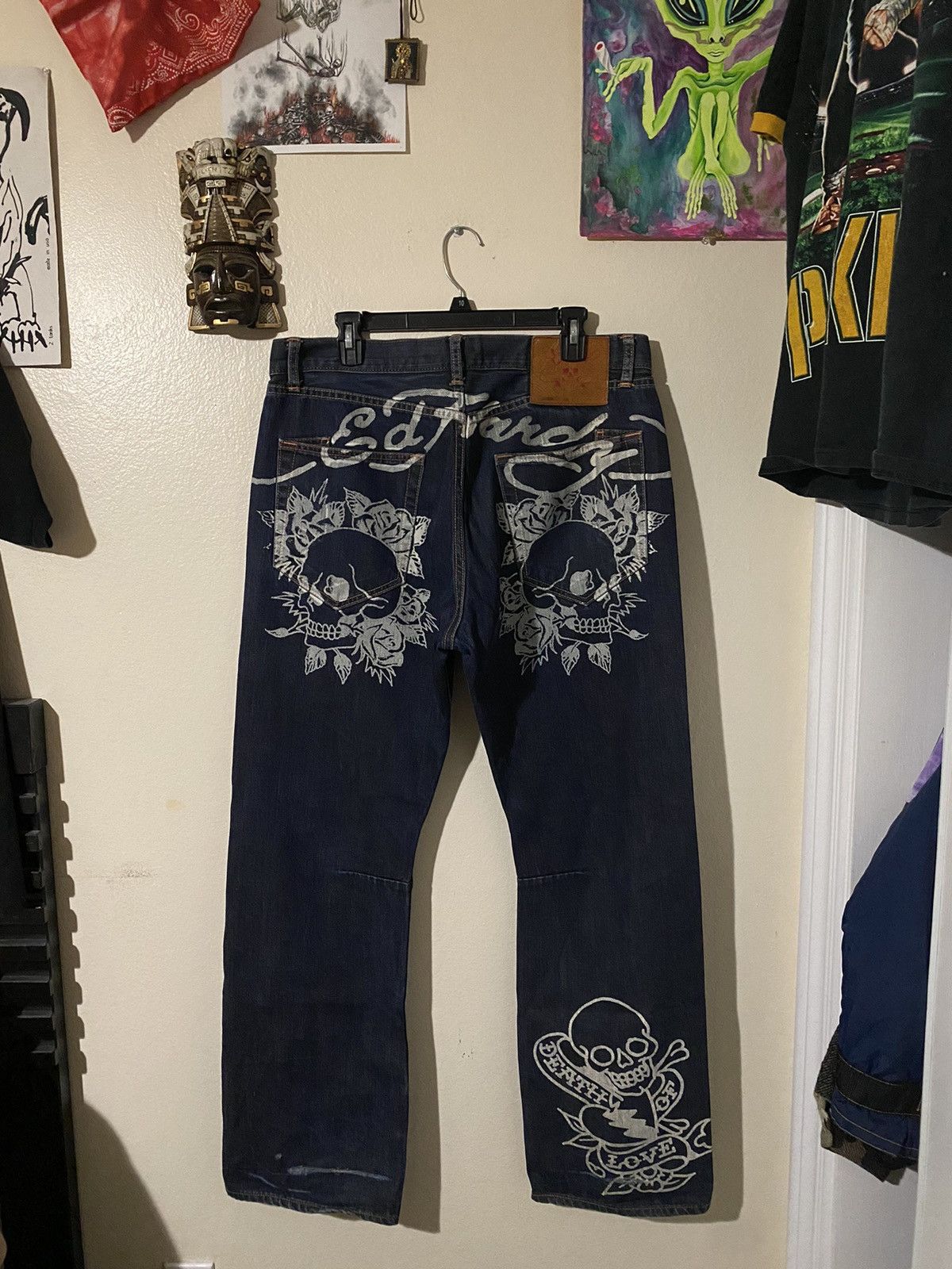 image of Ed Hardy Jeans in Denim, Men's (Size 36)