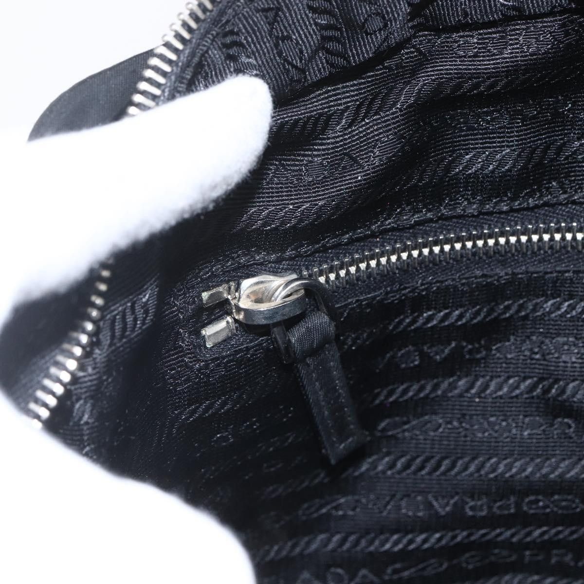 Prada PRADA Shoulder Bag Nylon Black Silver Auth 165034 - Jerrillo Size ONE SIZE - 17 Thumbnail