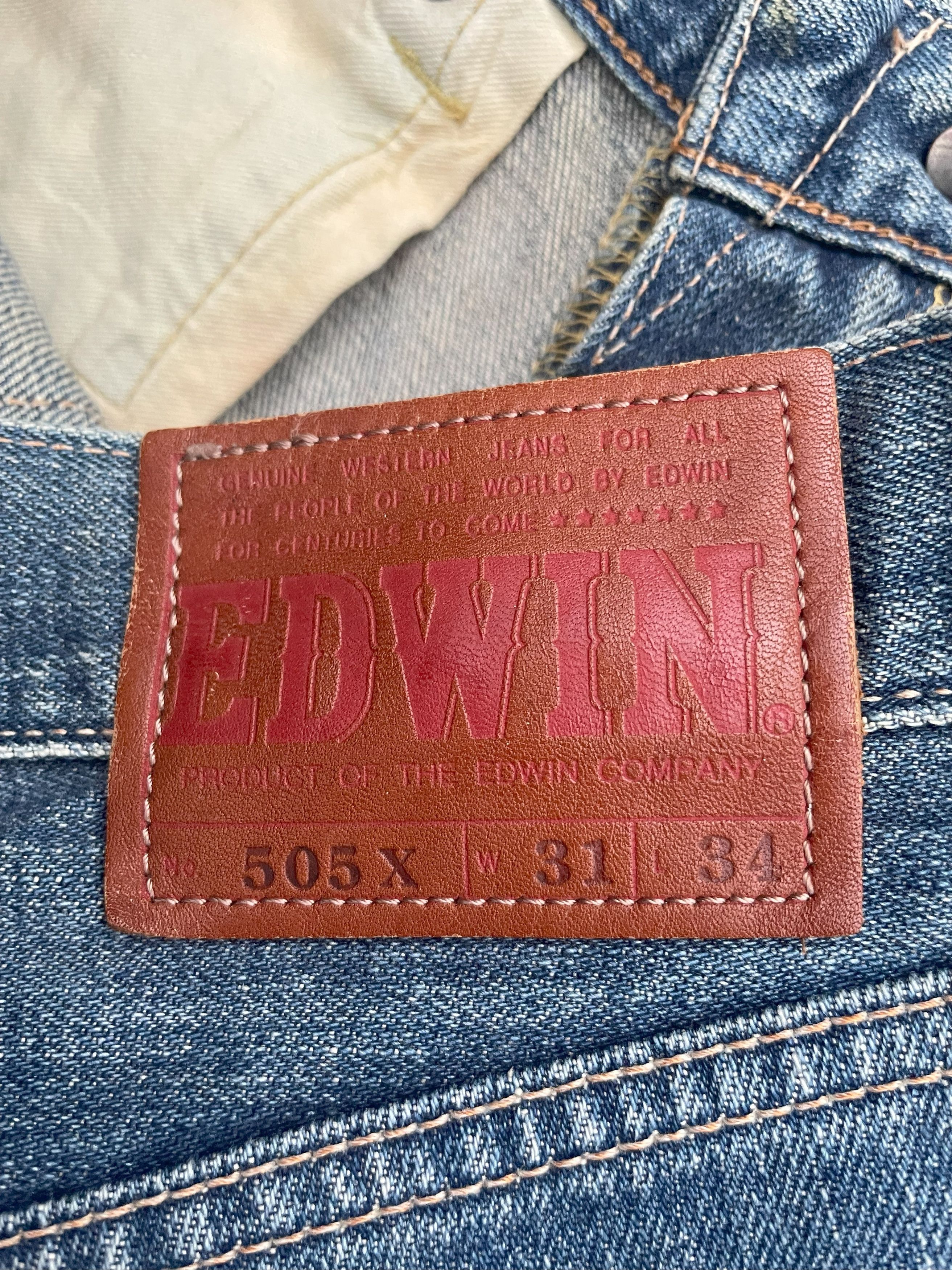 Edwin Vintage Edwin 505X Selvedge Denim Size US 31 - 14 Thumbnail