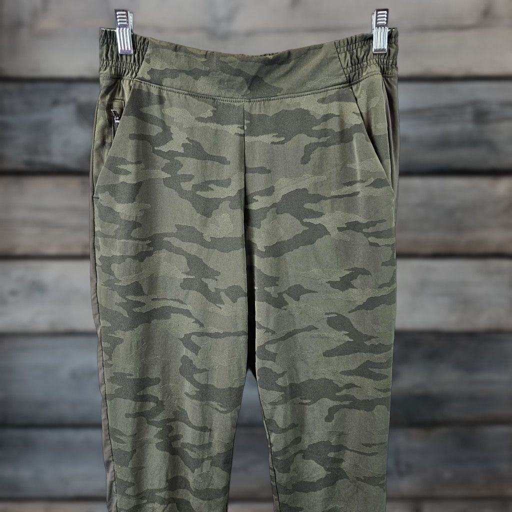 Athleta Athleta Womens Brooklyn Lined Jogger Sz 6 Green Pull On High Rise Size 28" / US 6 / IT 42 - 1 Thumbnail