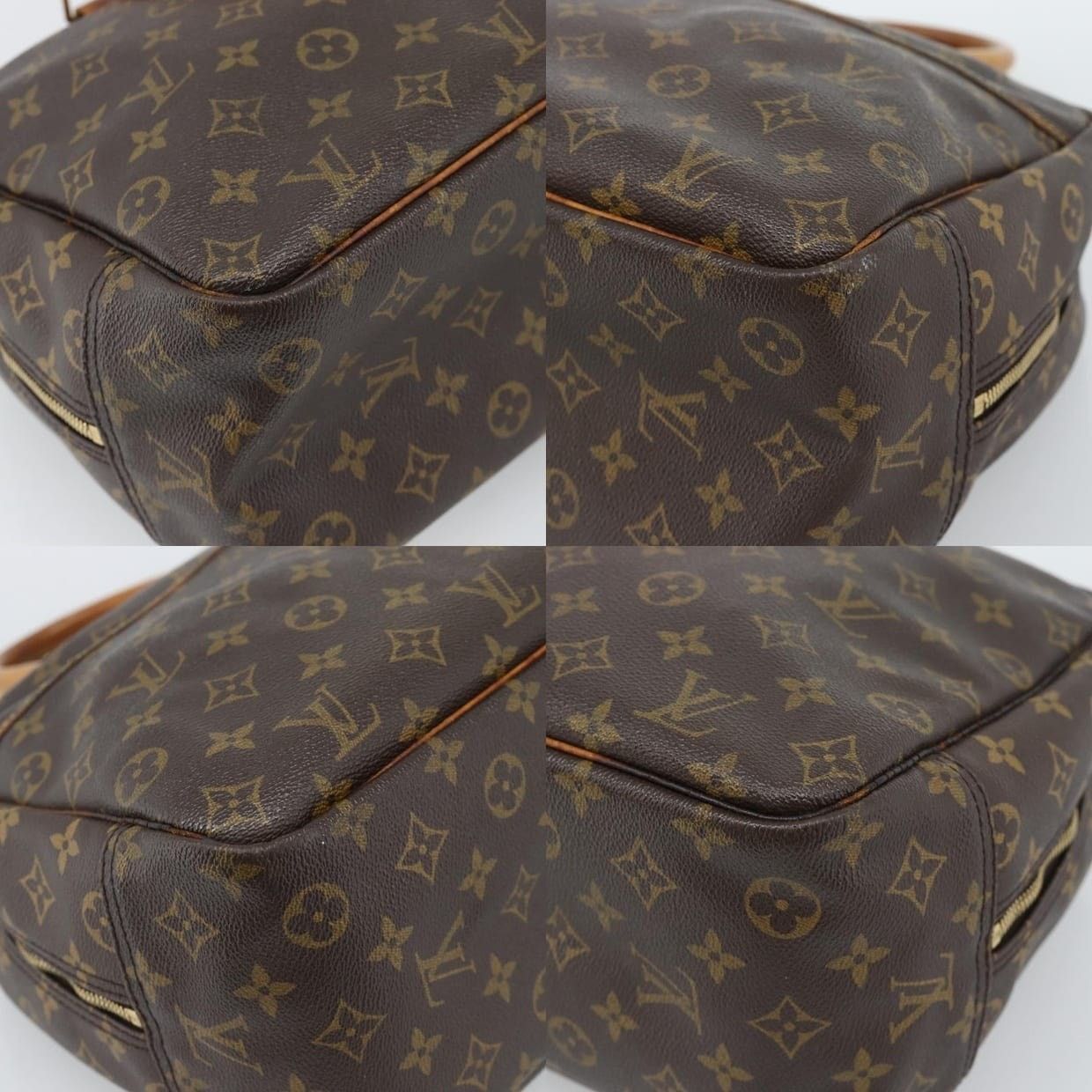 Louis Vuitton Louis Vuitton Monogram Deauville Handbag Brown Size ONE SIZE - 8 Thumbnail