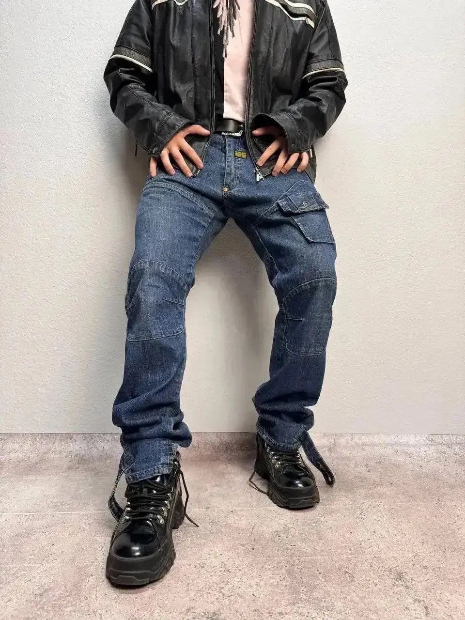Vintage Vintage Junya Watanabe Style G Star raw Bondage Cargo Pans Size US 34 / EU 50 - 4 Thumbnail