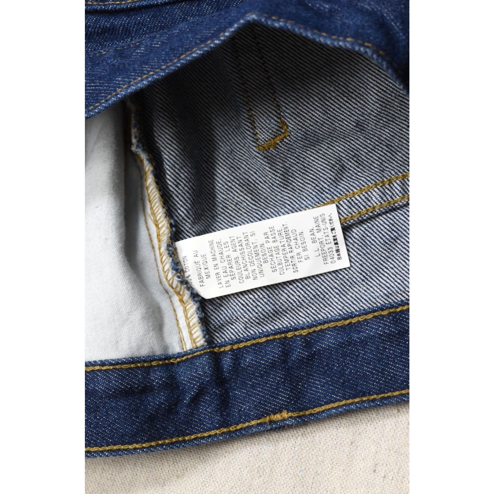 Vintage L.L. Bean Jeans Men 44x32 Blue 100% Cotton Denim Solid Straight Vintage No Size US 44 / EU 60 - 5 Thumbnail