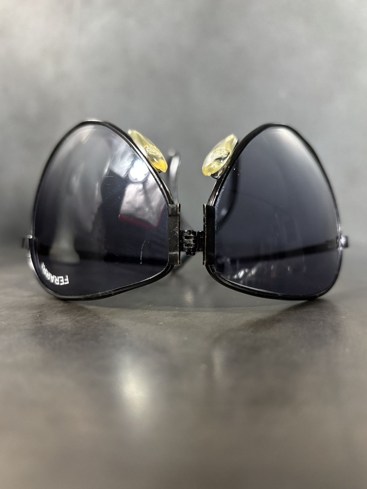 Vintage Vintage Ferrari Sunglasses Folding Aviators Car 1980s 1990s Size ONE SIZE - 3 Thumbnail