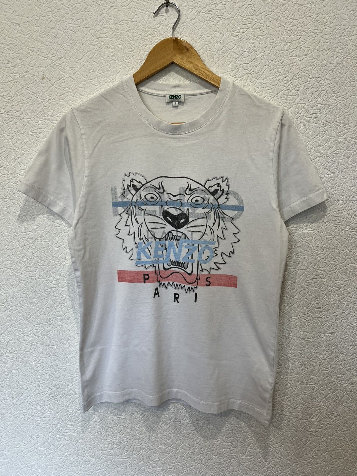 Kenzo Kenzo White Basic T Shirt Tee Size US S / EU 44-46 / 1 - 1 Thumbnail