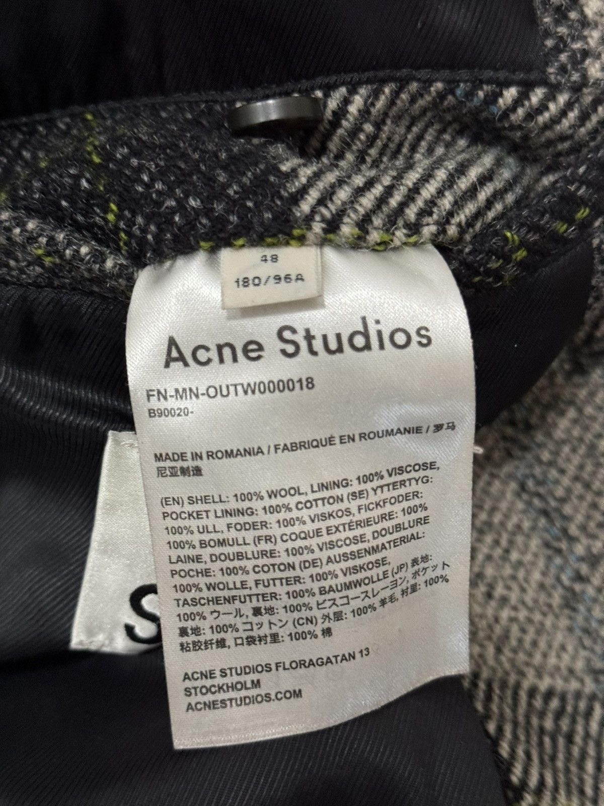 Acne Studios Acne Studio Wool Long Coat Size US M / EU 48-50 / 2 - 8 Thumbnail