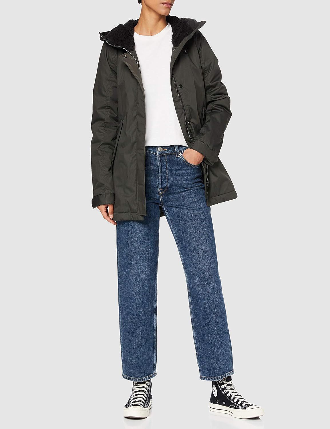G-Star Women’s G-Star Raw Rovic Slim Teddy Parka Green Size: M Size M / US 6-8 / IT 42-44 - 1 Thumbnail