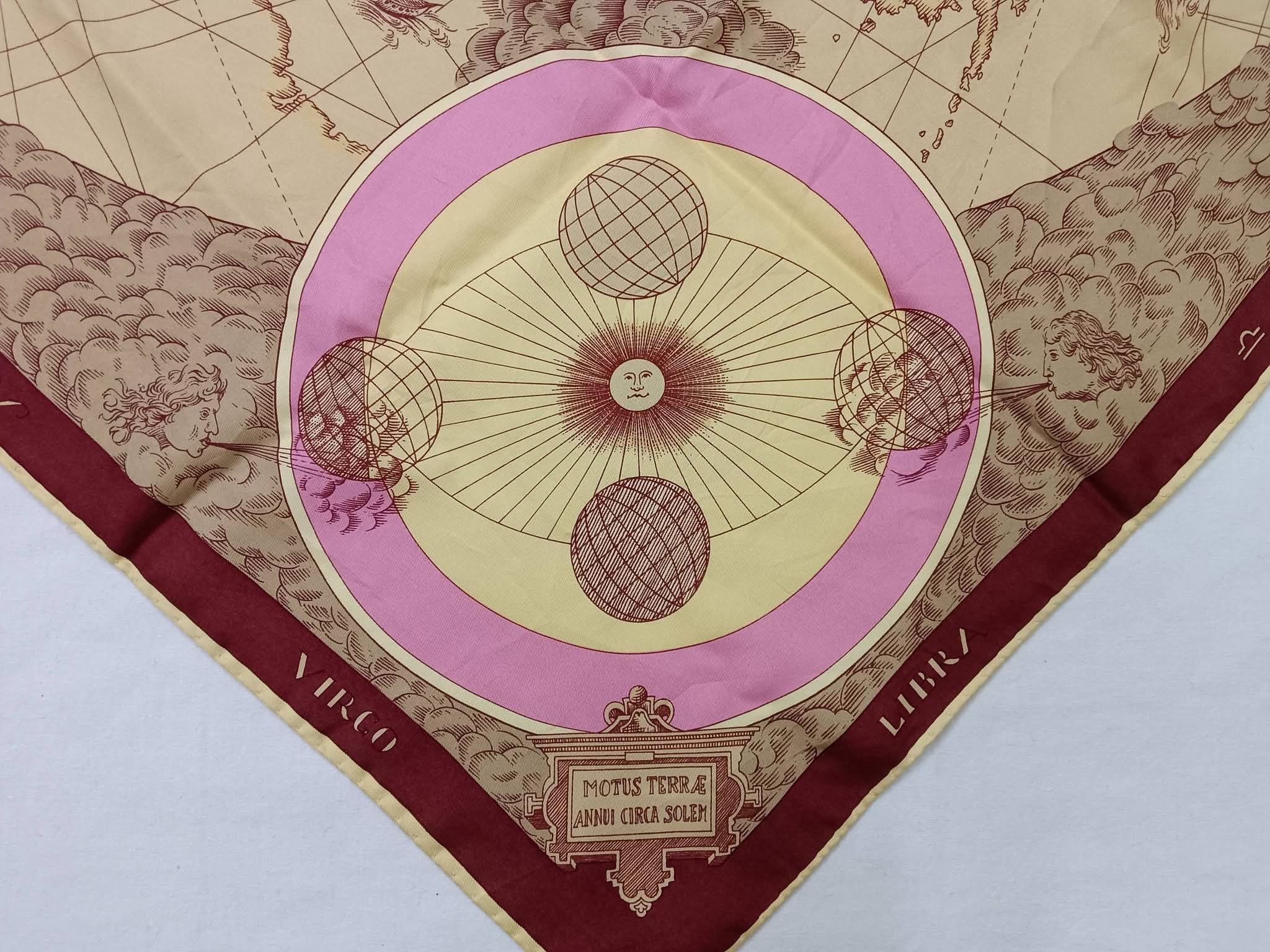 Alviero Martini Alviero Martini Silk Scarf Zodiac Illustration Size ONE SIZE - 8 Thumbnail