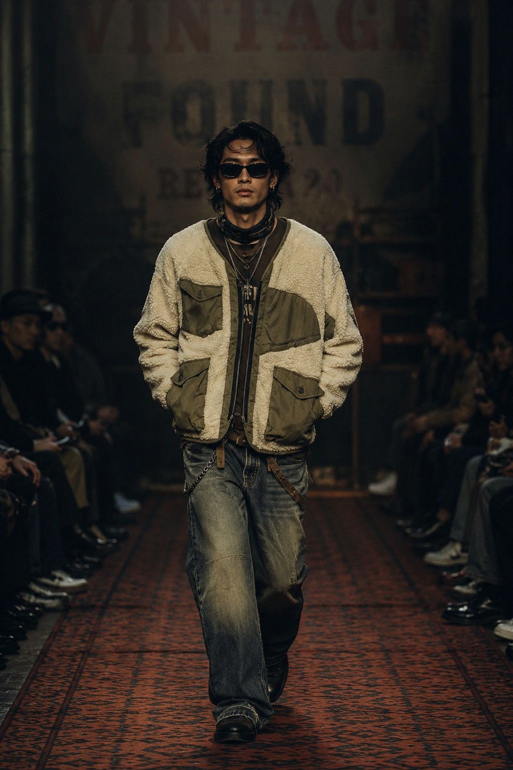 Japanese Brand PATI JAPAN TACTICAL CARDIGAN MILITARY 90s ISSEY JUNYA CDG Size US L / EU 52-54 / 3 - 1 Thumbnail
