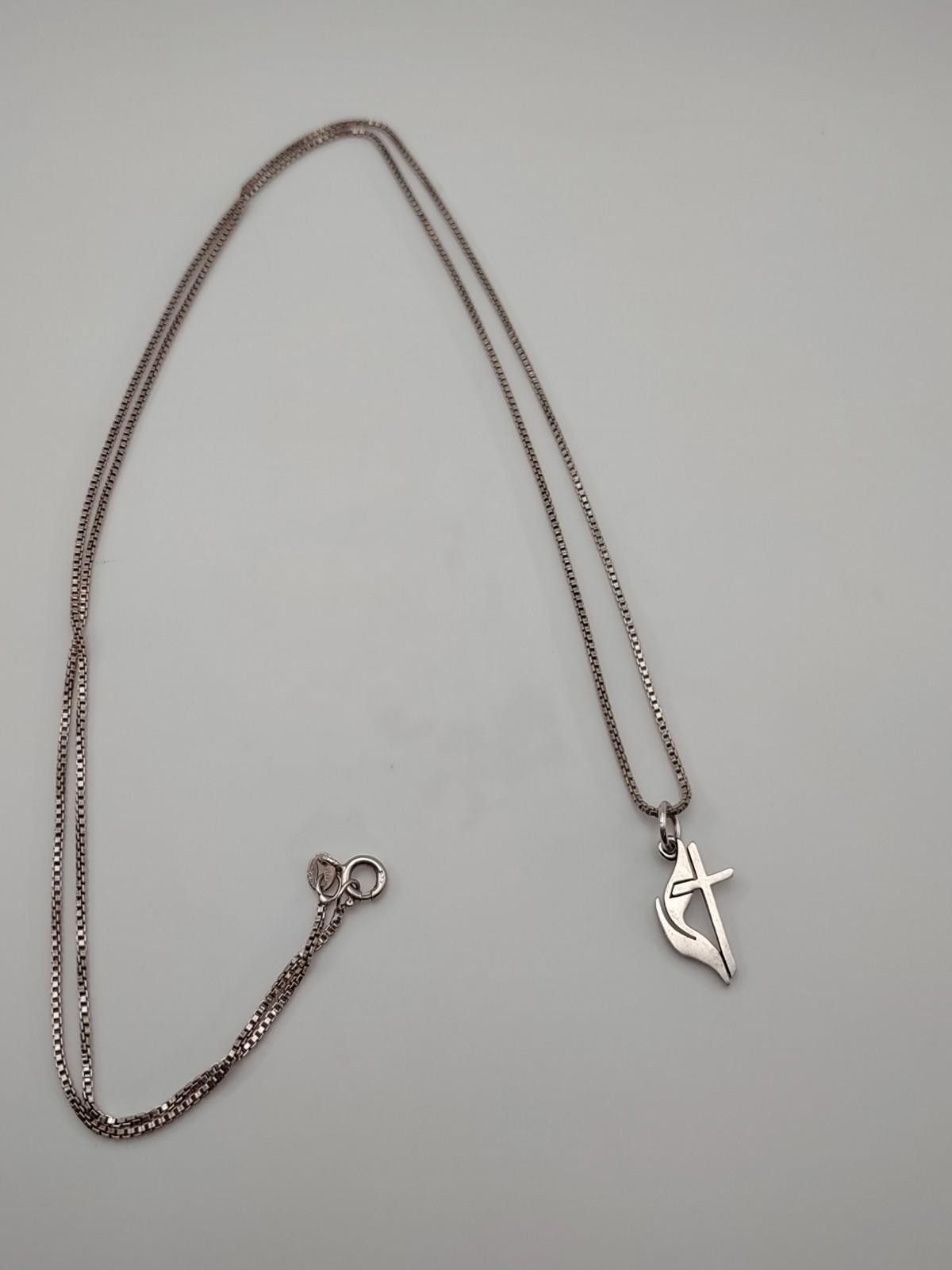 Other James Avery Retired Sterling Cross Pendant 30” Chain Size ONE SIZE - 3 Thumbnail