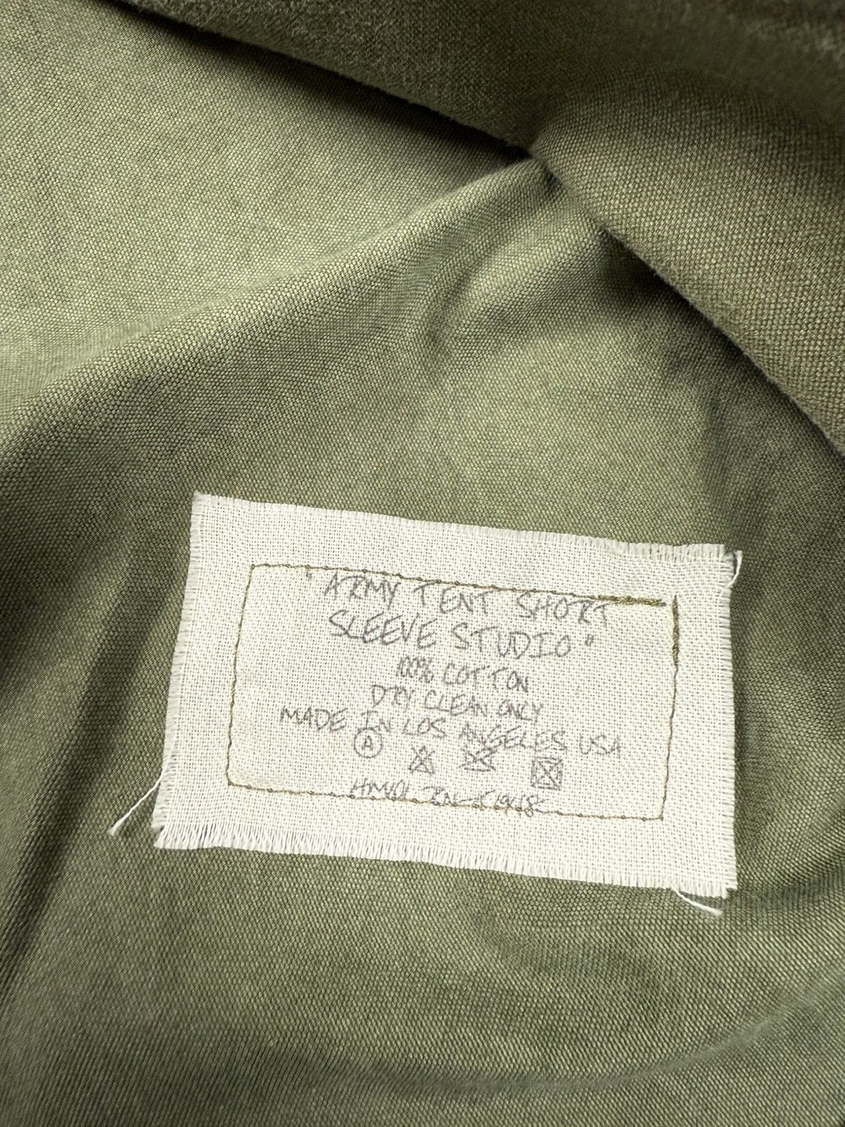 Greg Lauren Army Tent Short Sleeve Studio Size US L / EU 52-54 / 3 - 7 Thumbnail