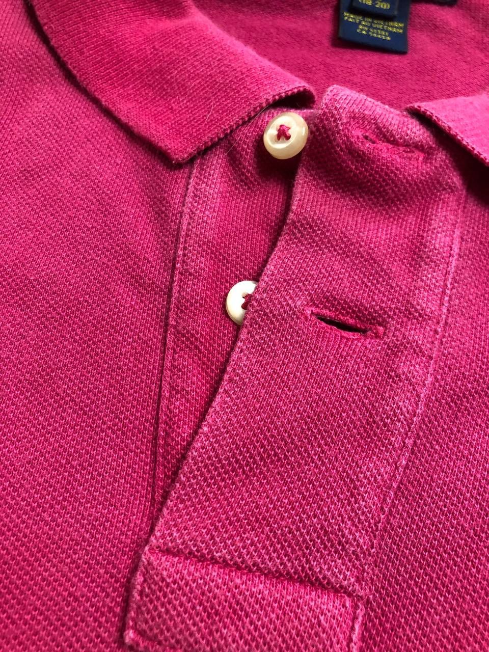 Polo Ralph Lauren × Vintage Vintage Polo Ralph Lauren Polo size XL (18-20) Shirt Pink Size US M / EU 48-50 / 2 - 11 Thumbnail