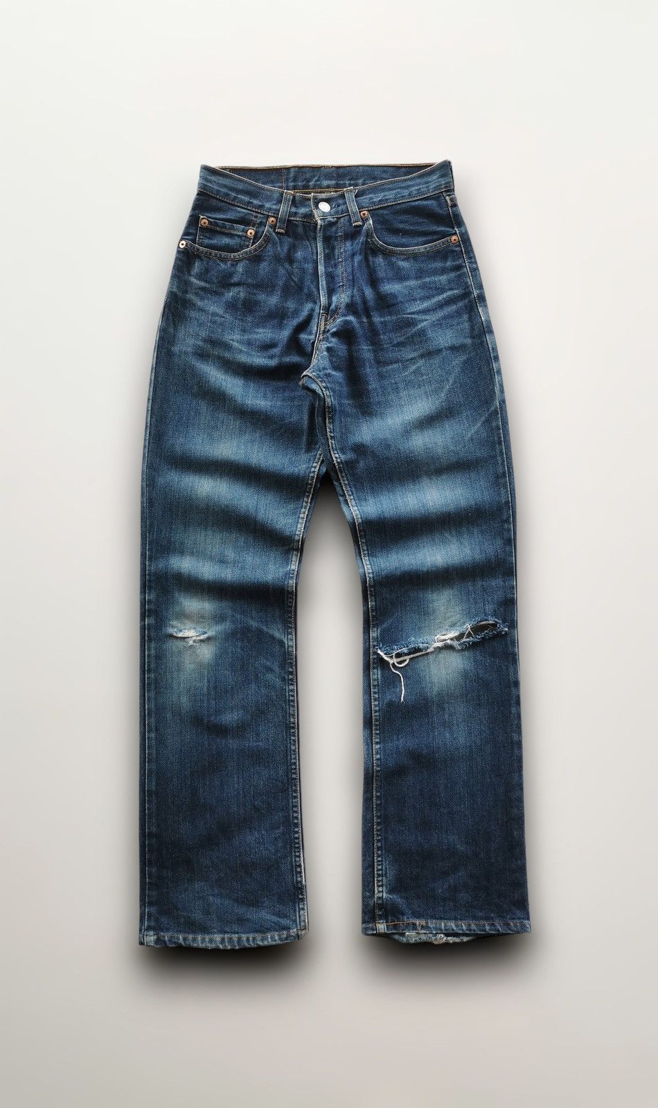 Levi's Levis 558 Flared Denim Jeans Size US 27 - 2 Thumbnail
