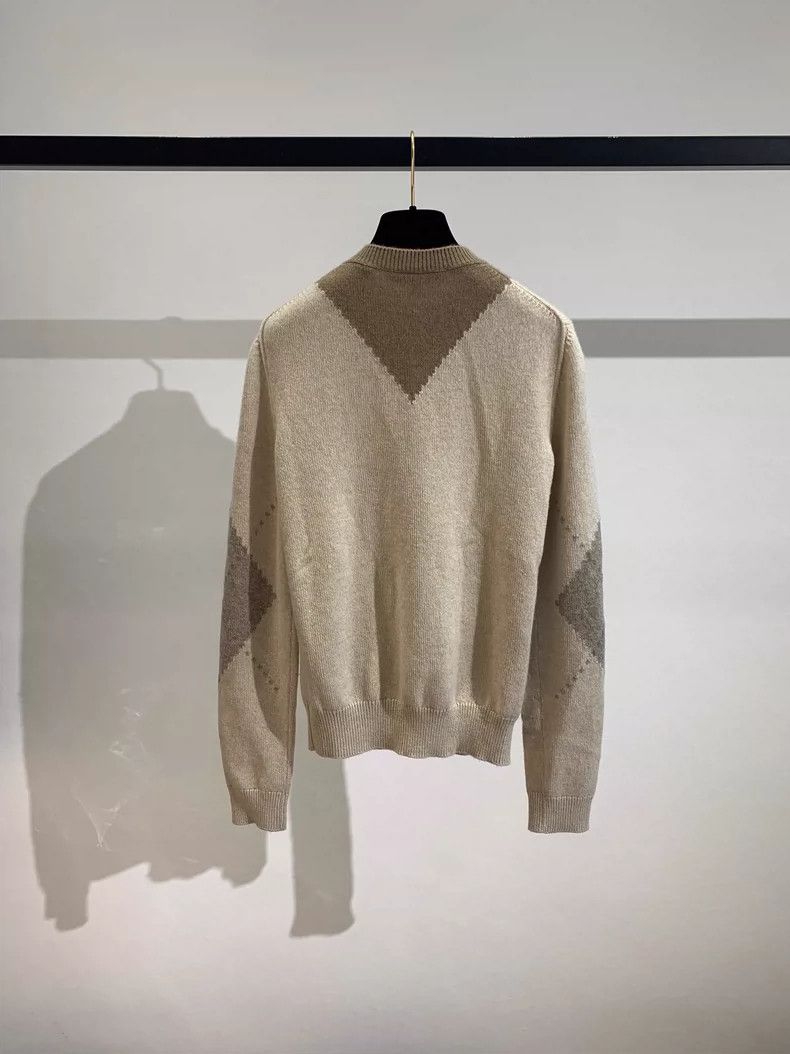 Loro Piana LORO PIANA A sheepskin sweater with a round collar and dia Size XS / US 0-2 / IT 36-38 - 3 Thumbnail