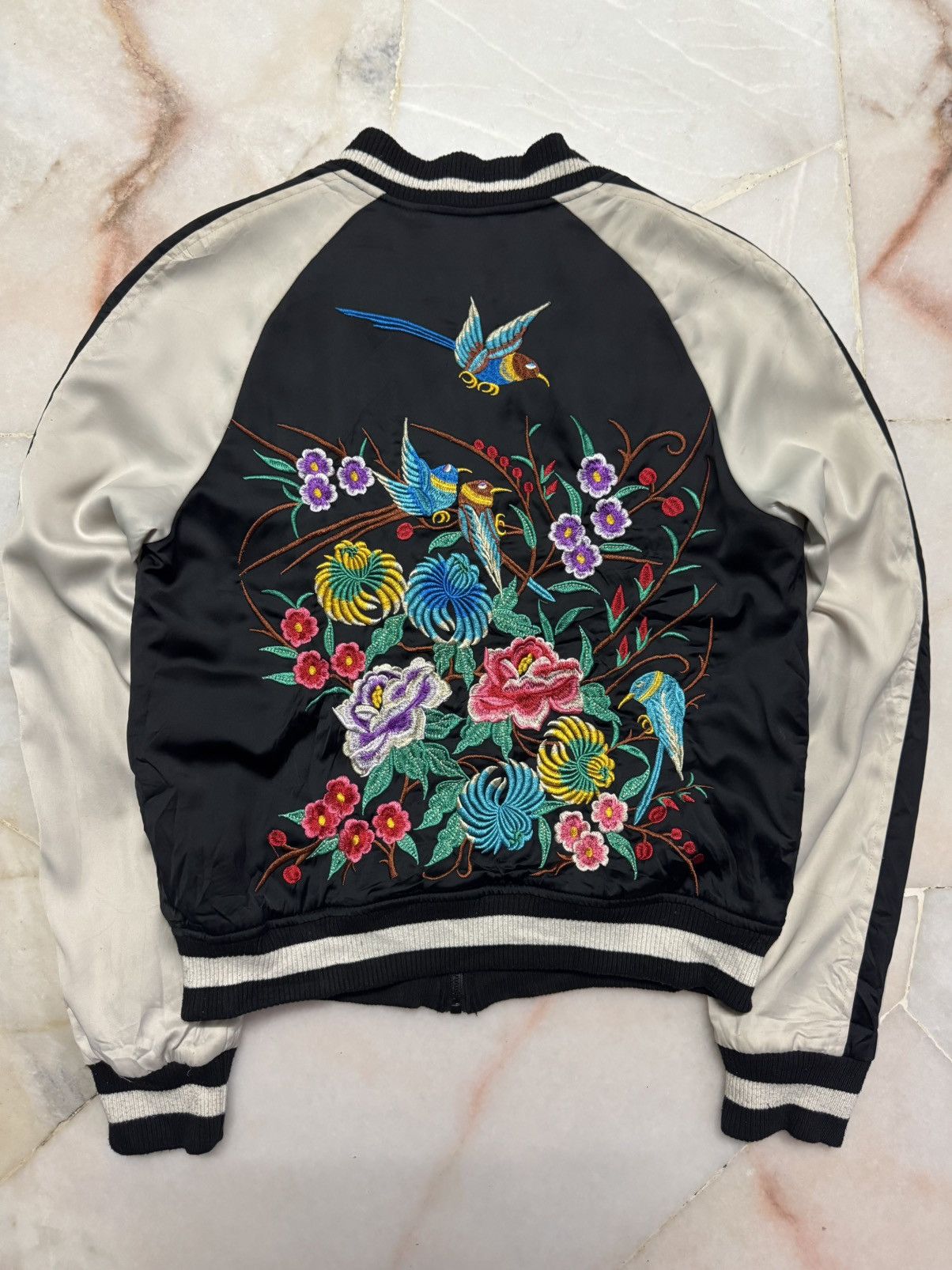 True Religion RARE TRUE RELIGION HABITAT MOTIVE EMBROIDERY BOMBERS JACKET Size US XS / EU 42 / 0 - 11 Thumbnail