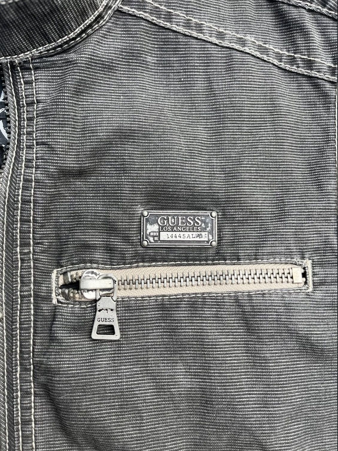 Guess Guess LA Vintage Denim Jacket Size US XL / EU 56 / 4 - 5 Thumbnail