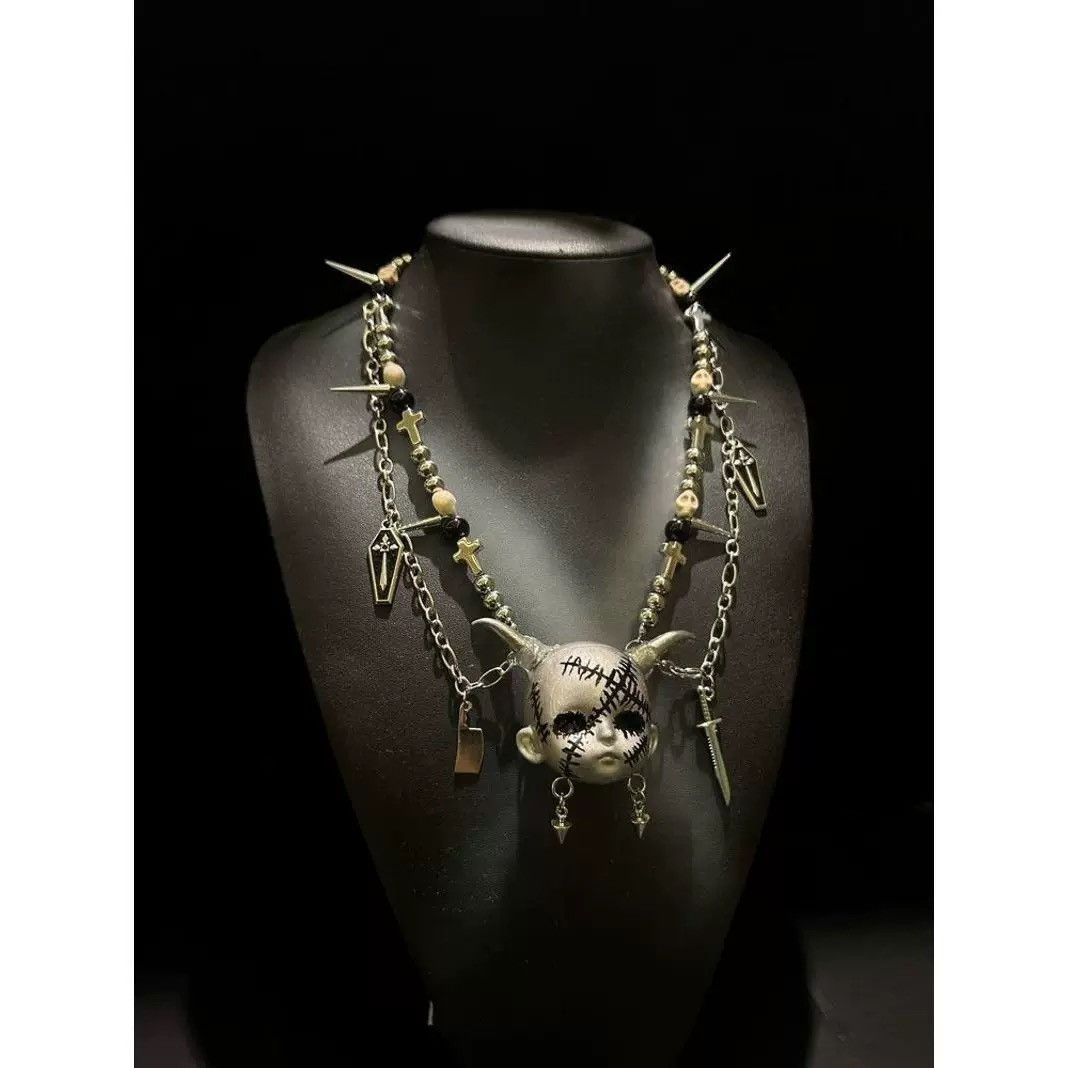 Japanese Brand × Vintage Retro punk necklace Size ONE SIZE - 1 Thumbnail