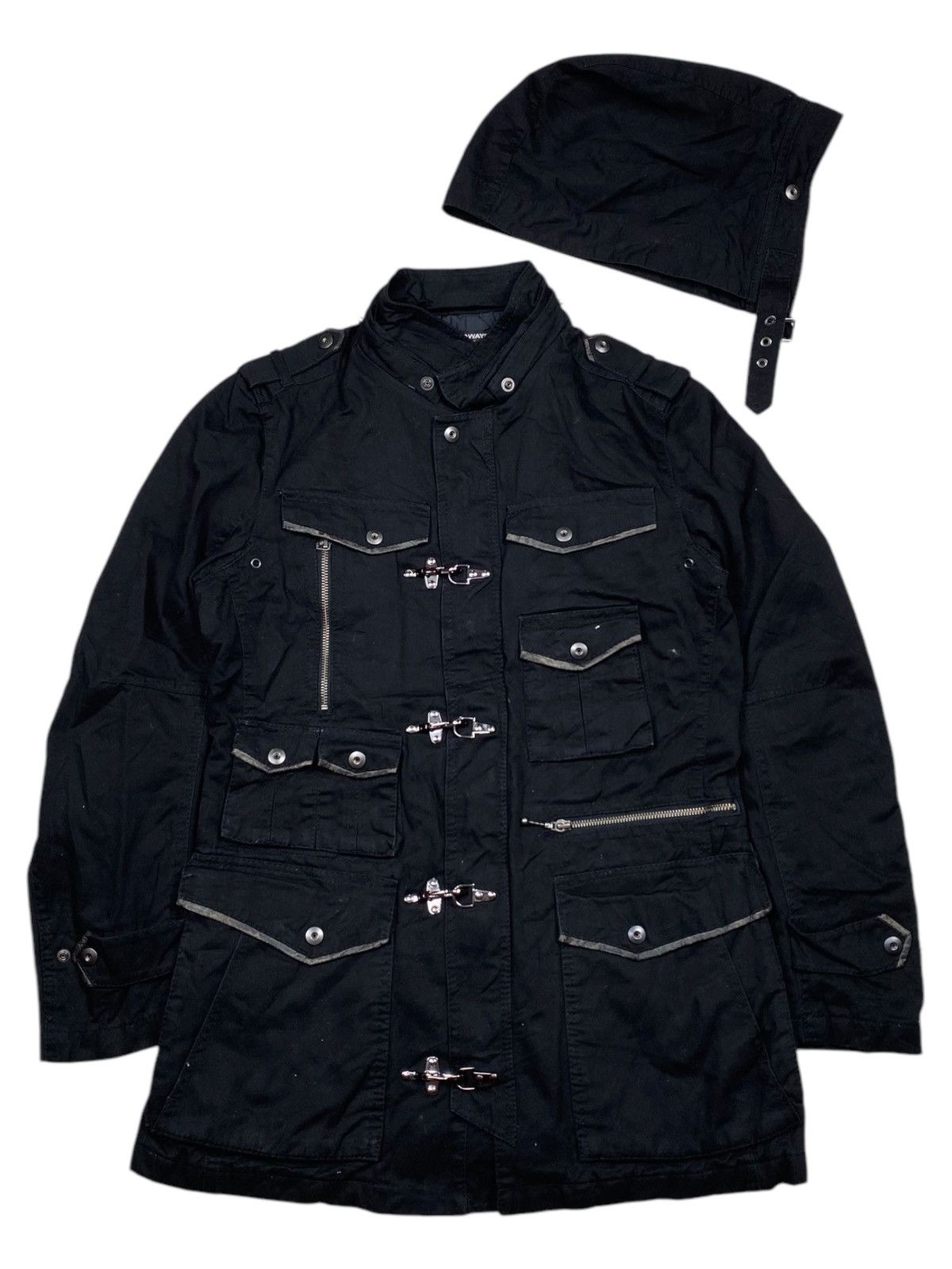 BUFFALO BOBS 2000s Hideways Nicole - Fireman Cargo Jacket Size US M / EU 48-50 / 2 - 4 Thumbnail