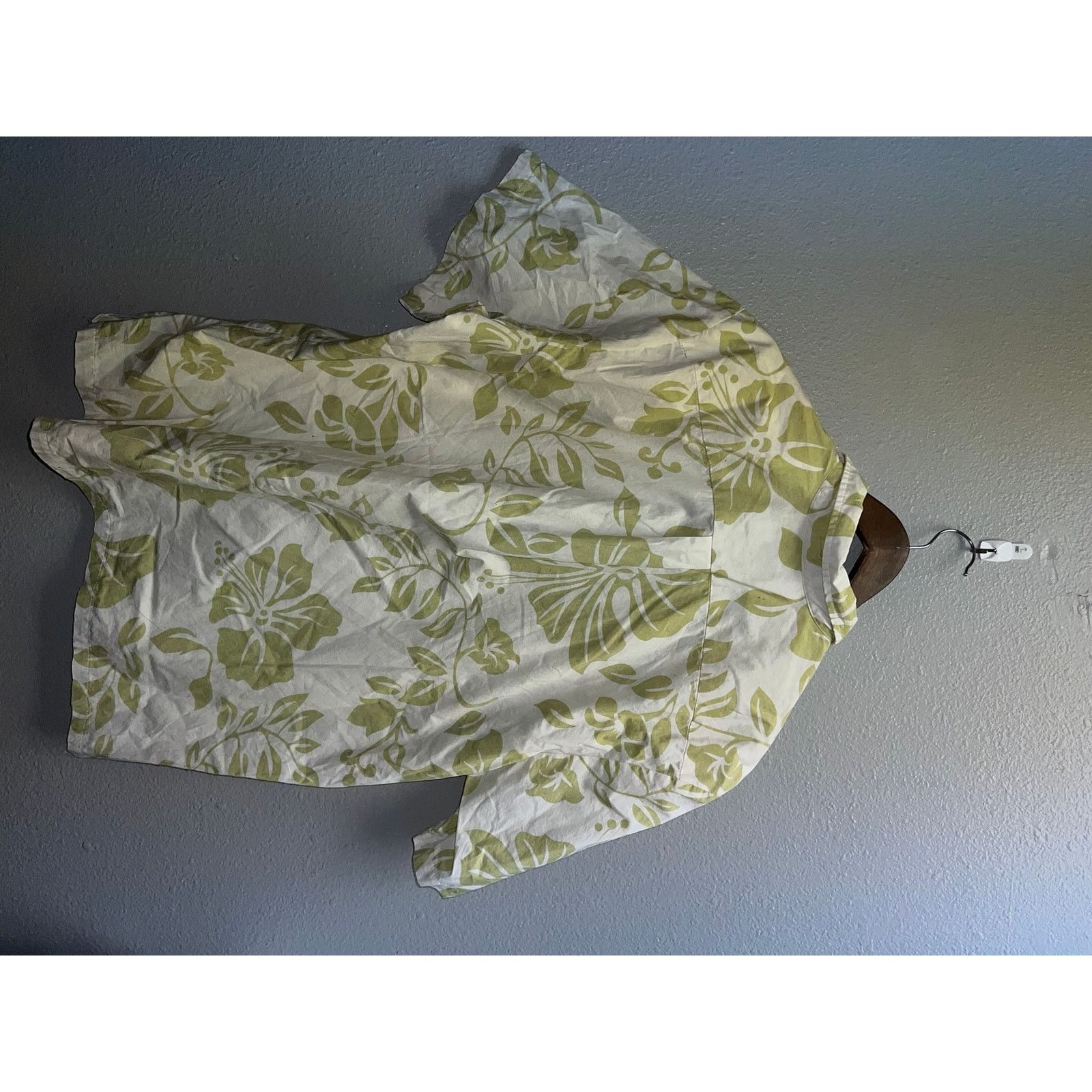 Vintage Bishop Street Hawaiian Shirt Button Up Green Tee XL VTG Size US XL / EU 56 / 4 - 7 Thumbnail