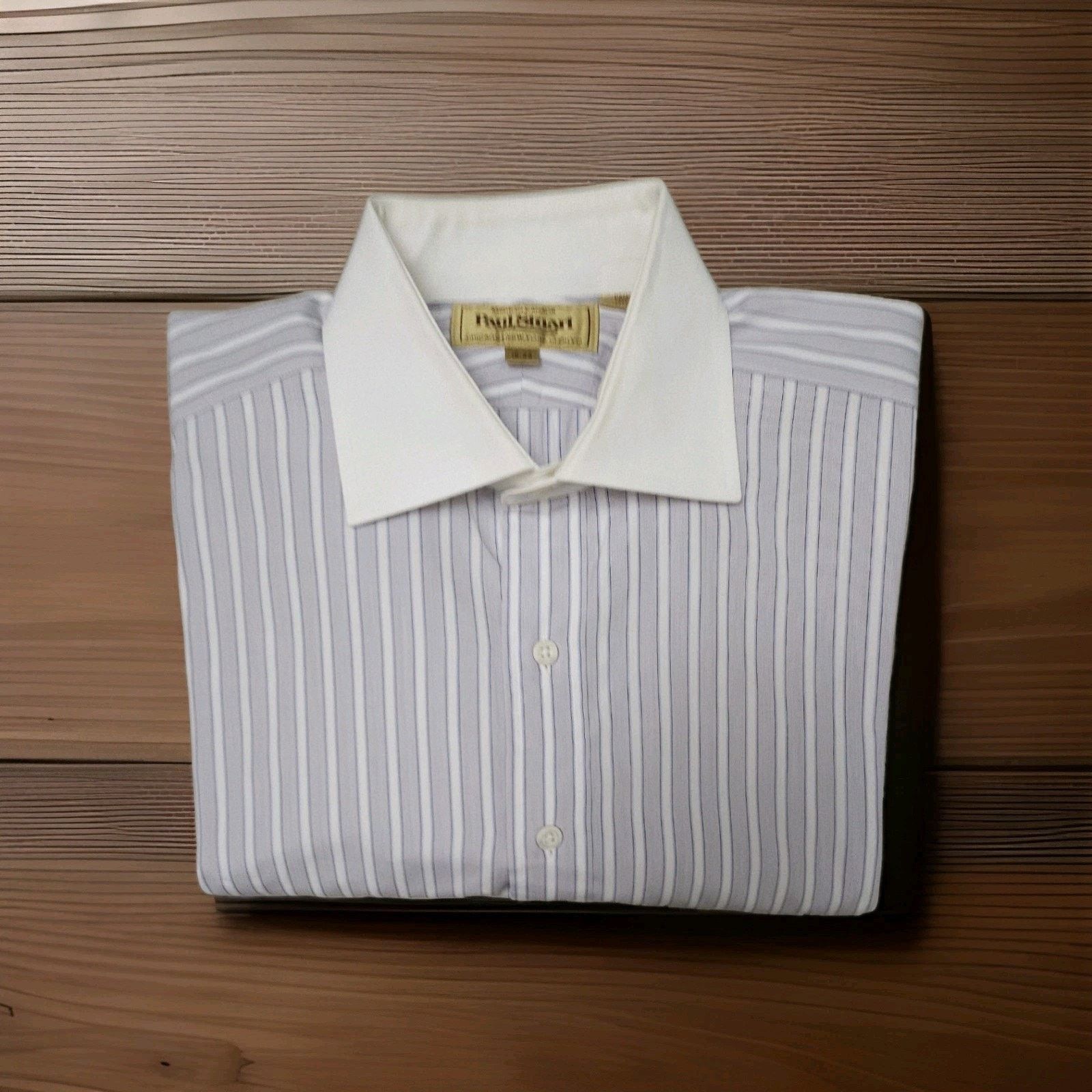 Paul Stuart Paul Stuart Soft Cotton Striped Button Down Shirt 16-33 Size US L / EU 52-54 / 3 - 1 Thumbnail