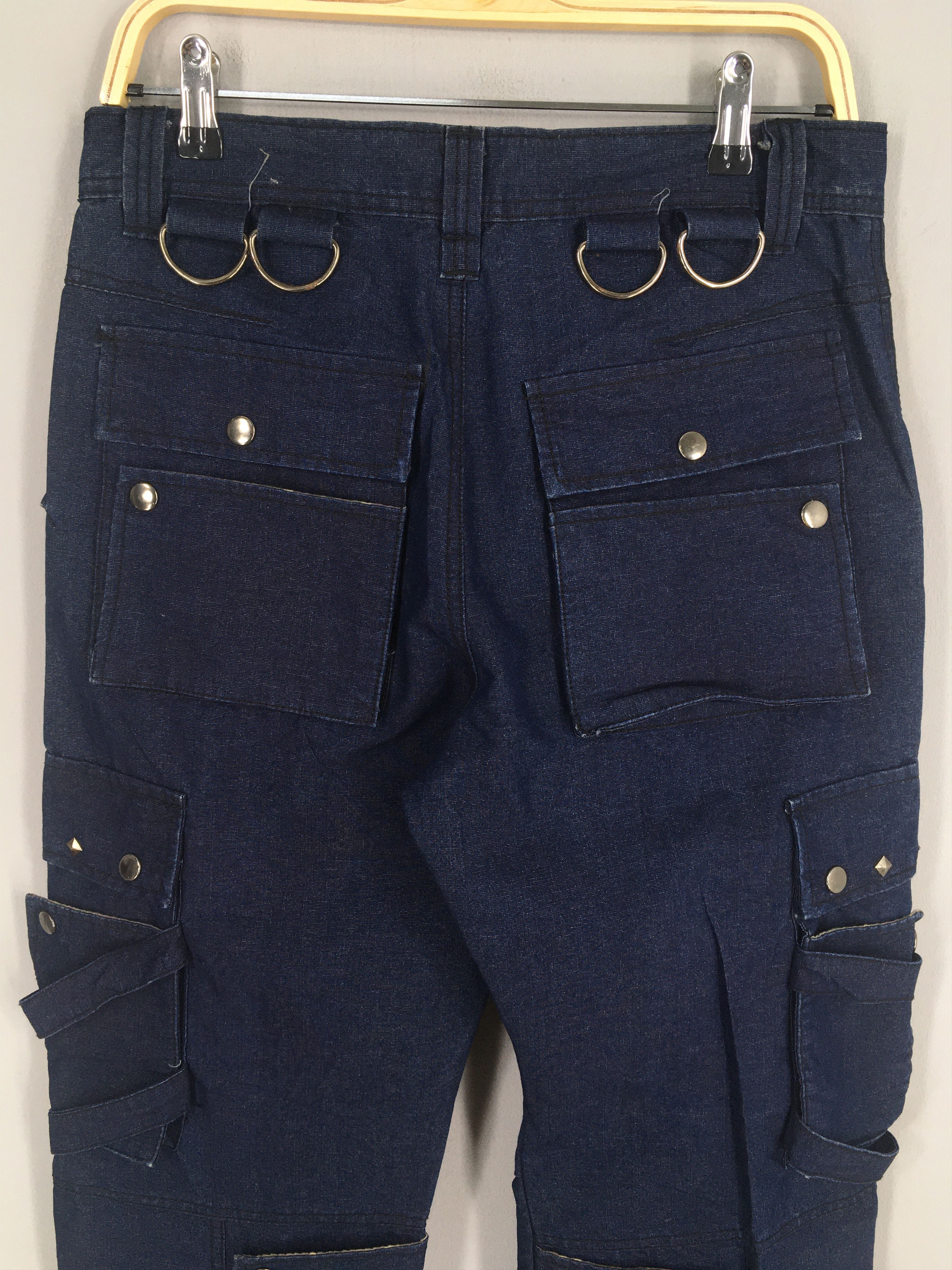 If Six Was Nine Size 30x31 Vintage Japanese Rain Bondage Cargo Pants S158 Size US 30 / EU 46 - 9 Thumbnail