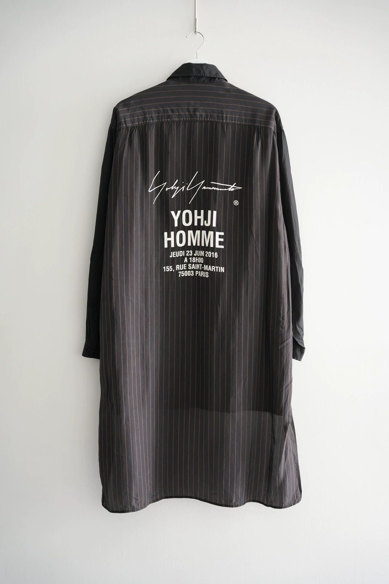 Yohji Yamamoto Striped Long-Sleeve Button-Up Shirt Size US L / EU 52-54 / 3 - 1 Thumbnail