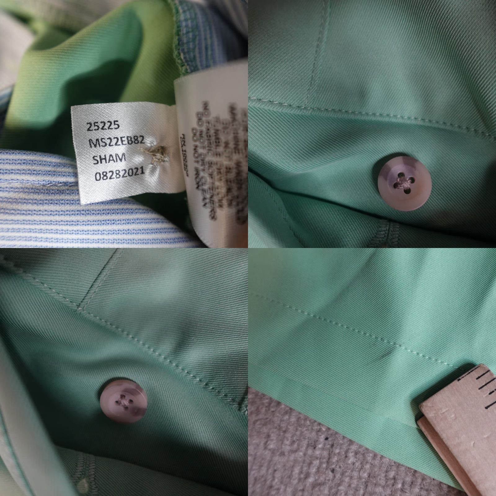 Peter Millar Peter Millar Shorts 35 Green Solid Performance 9" EB82 Mens Athletic Golf Size US 35 - 9 Thumbnail