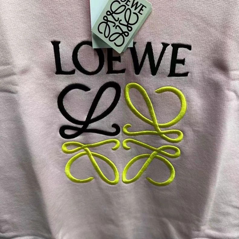 Loewe loewe Pink spliced logo sweatshirt 2506-Nextarrow Size US L / EU 52-54 / 3 - 3 Thumbnail