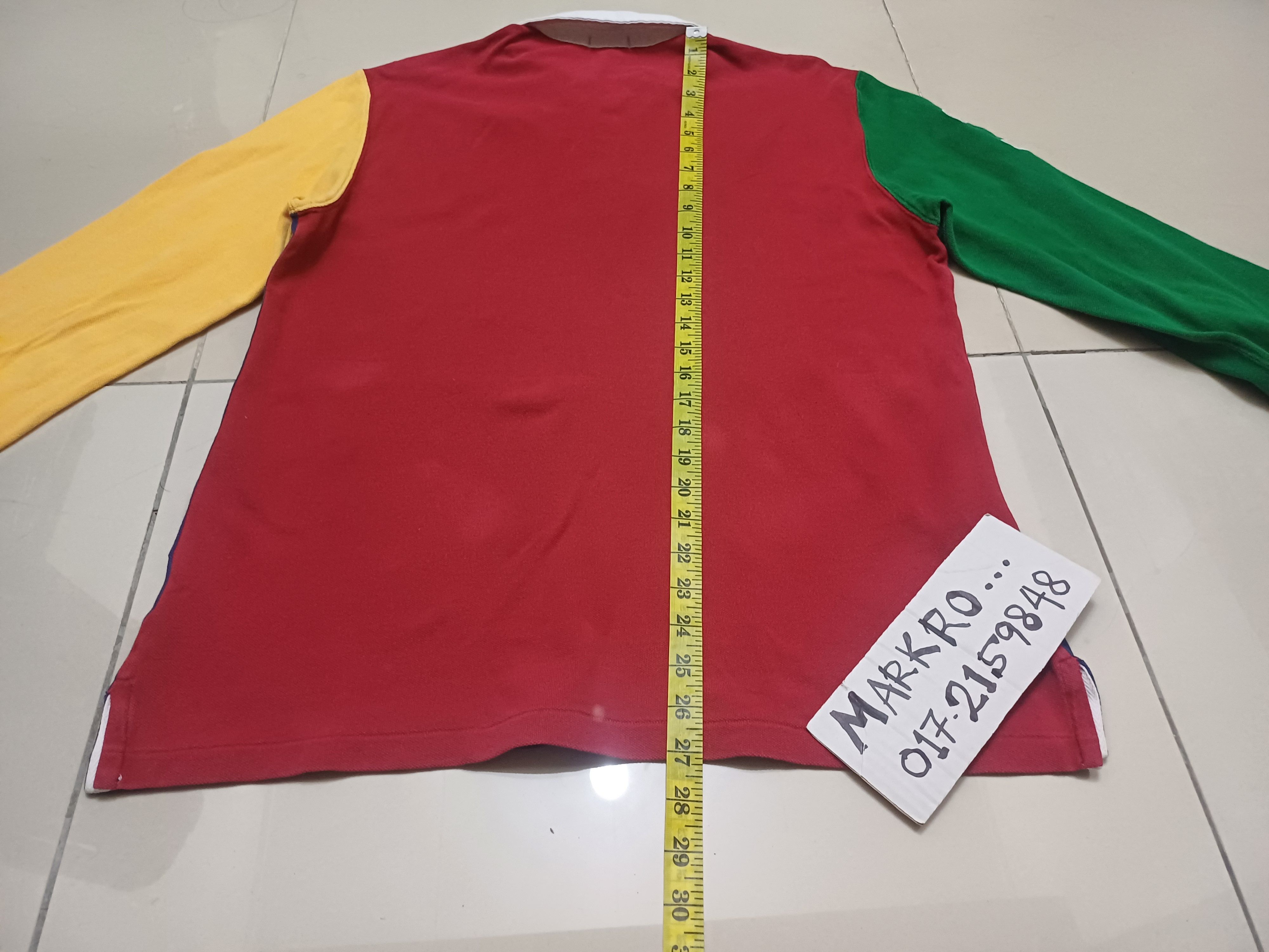 Designer × Polo Ralph Lauren × Rugby Ralph Lauren Nice block colour polo no. 3 rugby design 🔥🔥🔥 Size US S / EU 44-46 / 1 - 5 Thumbnail