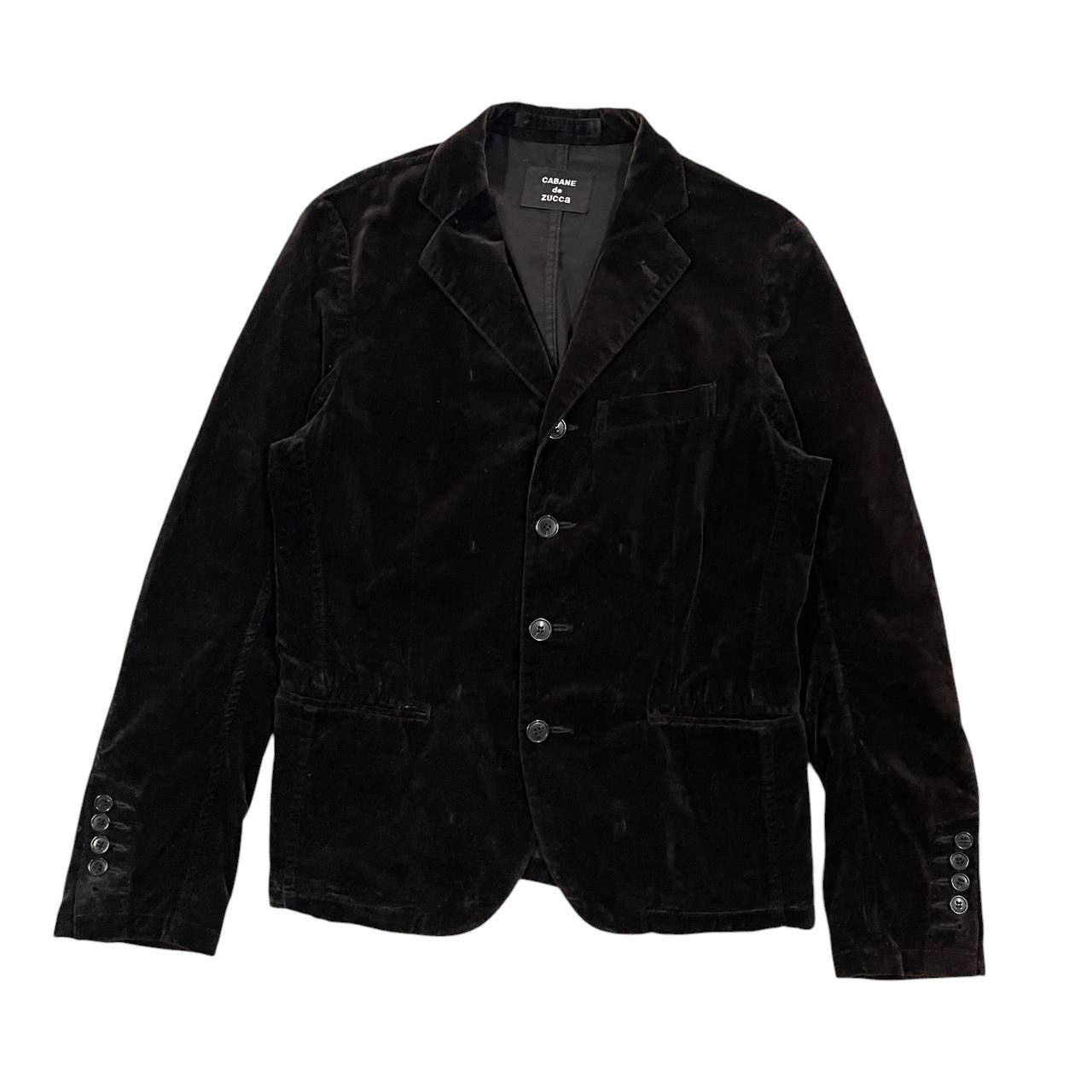 CABANE de ZUCCa Vintage Cabane de Zucca Velvet Jacket Size US M / EU 48-50 / 2 - 1 Thumbnail