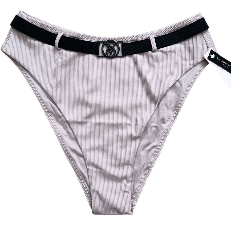 Victoria's Secret VICTORIA'S SECRET SWIM Ribbed Bikini Bottom, Medium Size ONE SIZE - 1 Thumbnail