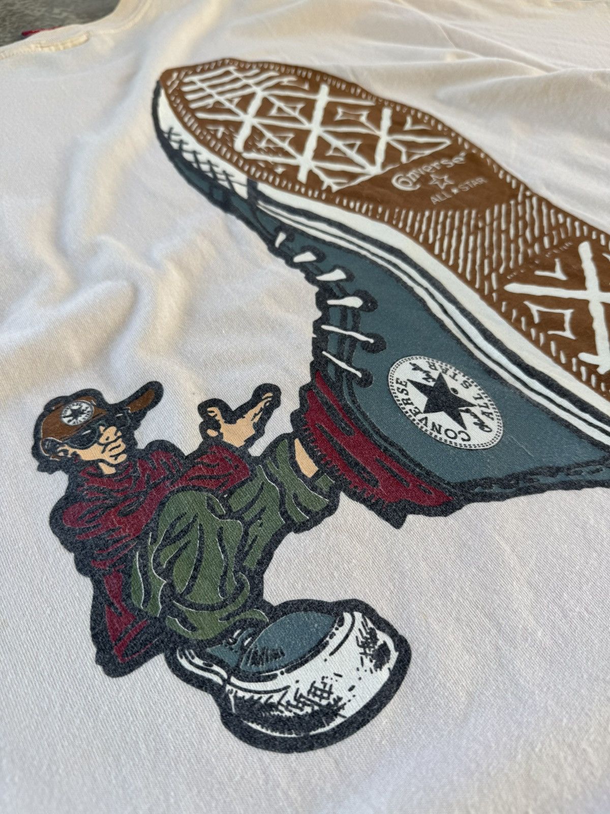 Converse × Vintage Vintage 90’s Converse Tee Size US XL / EU 56 / 4 - 6 Thumbnail