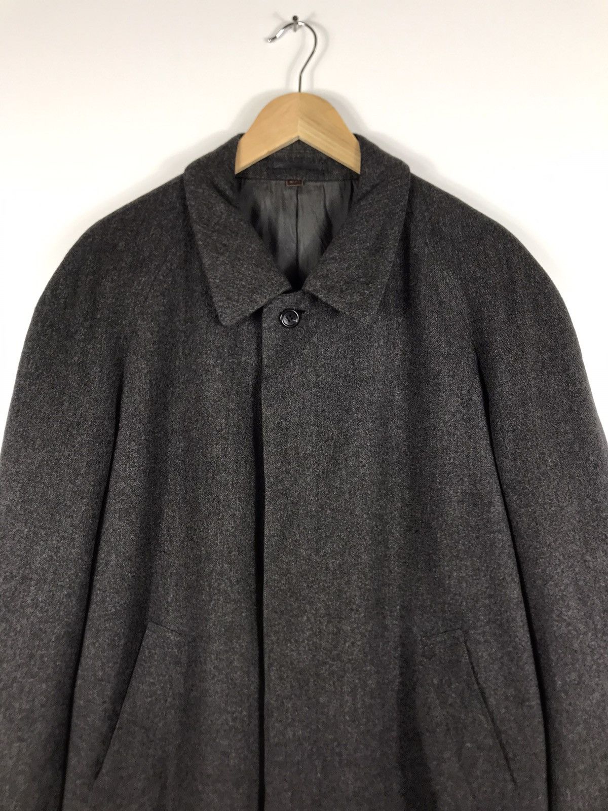Yves Saint Laurent Yves Saint Laurent Diffusion Homme Vintage OverCoat Gray Size US M / EU 48-50 / 2 - 4 Thumbnail