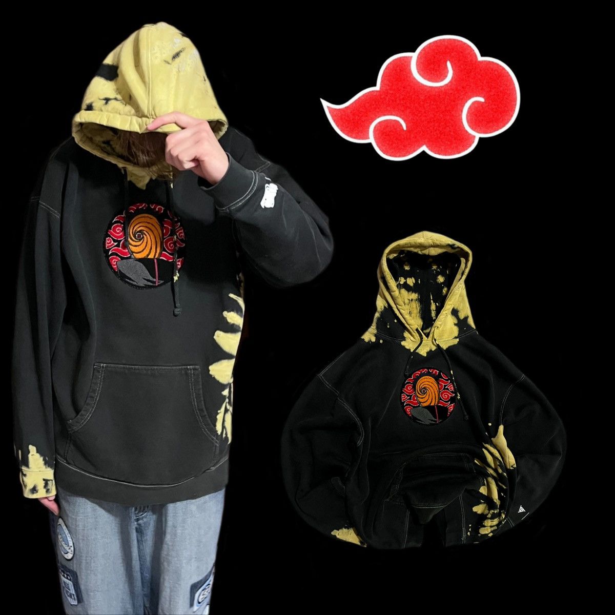 🔥 Hypland x Naruto Shippuden Obito Hoodie — Made in USA