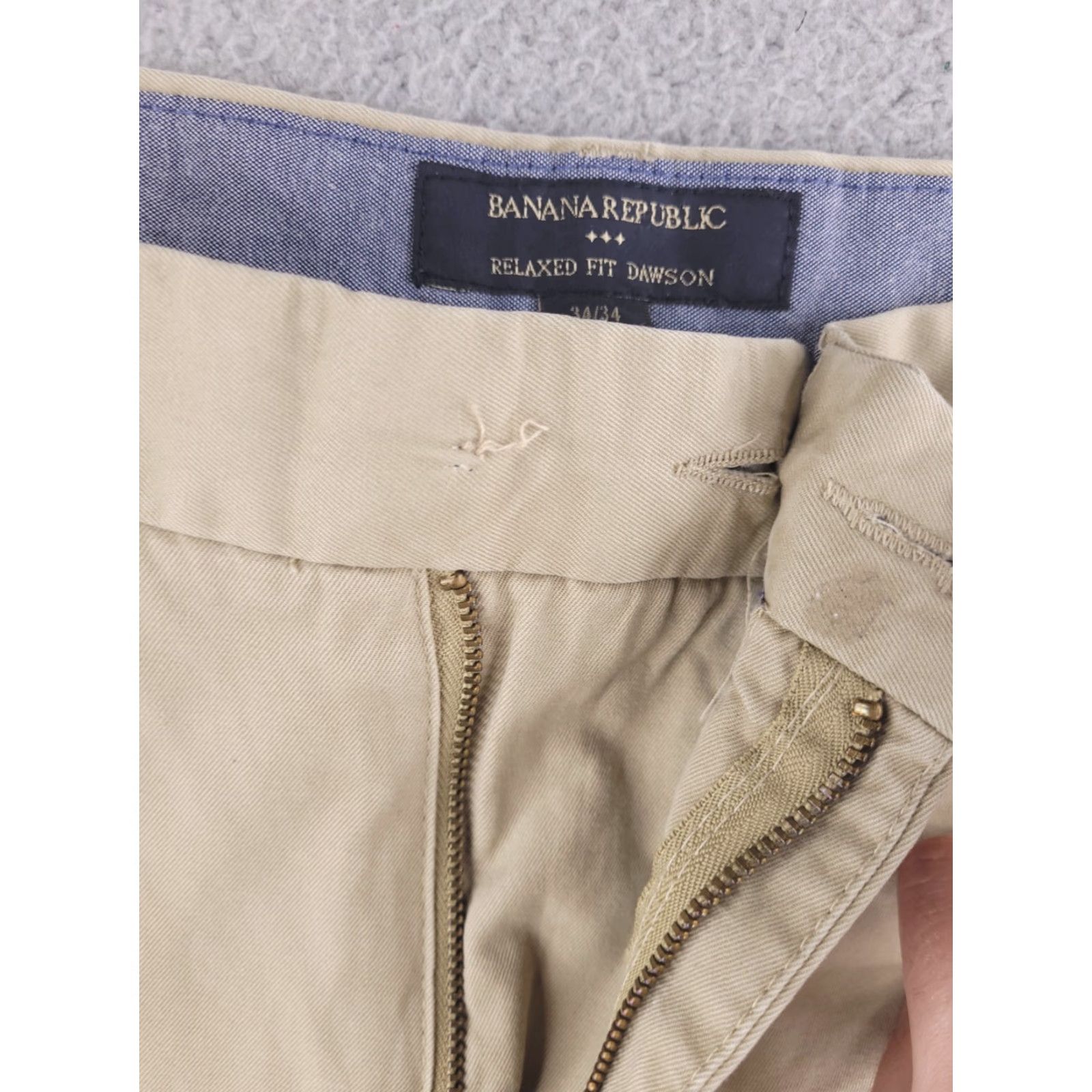 Banana Republic VINTAGE Banana Republic Pants Mens 34x33 Brown Emerson khaki Chino Dress Casual Size US 34 / EU 50 - 5 Thumbnail