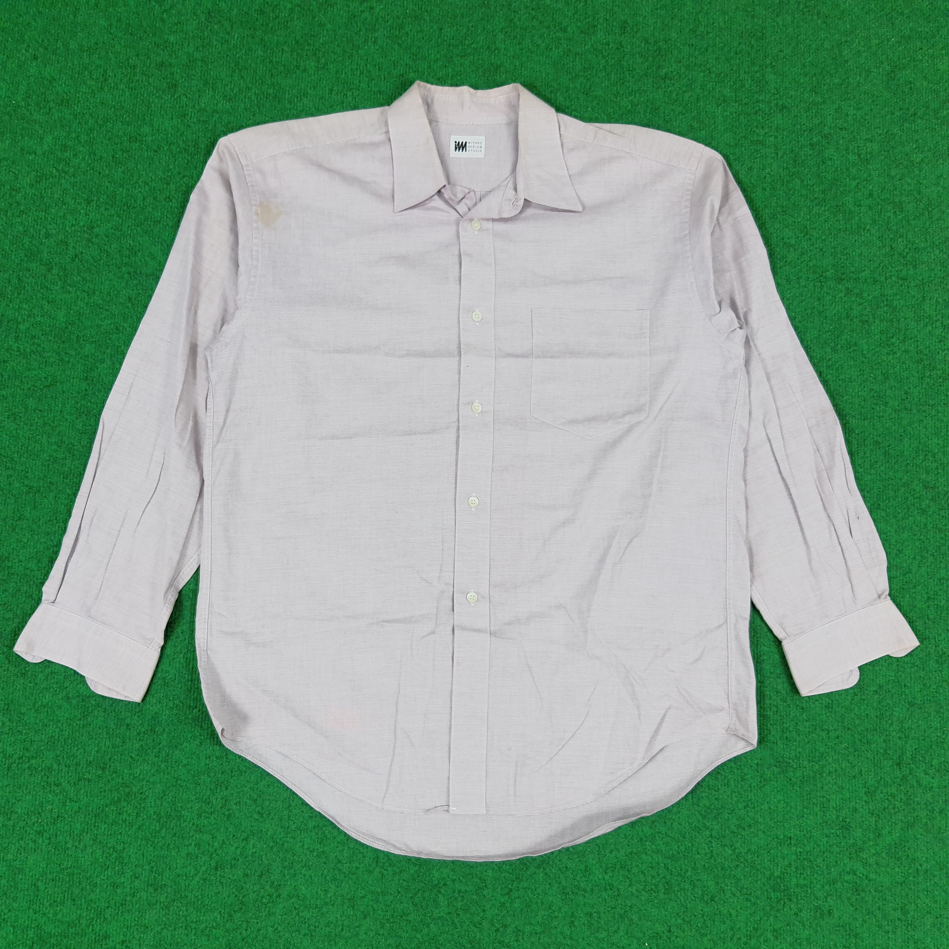 Designer × Issey Miyake × Japanese Brand Vintage IM Issey Miyake Studio Button Up Long Sleeve Shirts Size US L / EU 52-54 / 3 - 1 Thumbnail