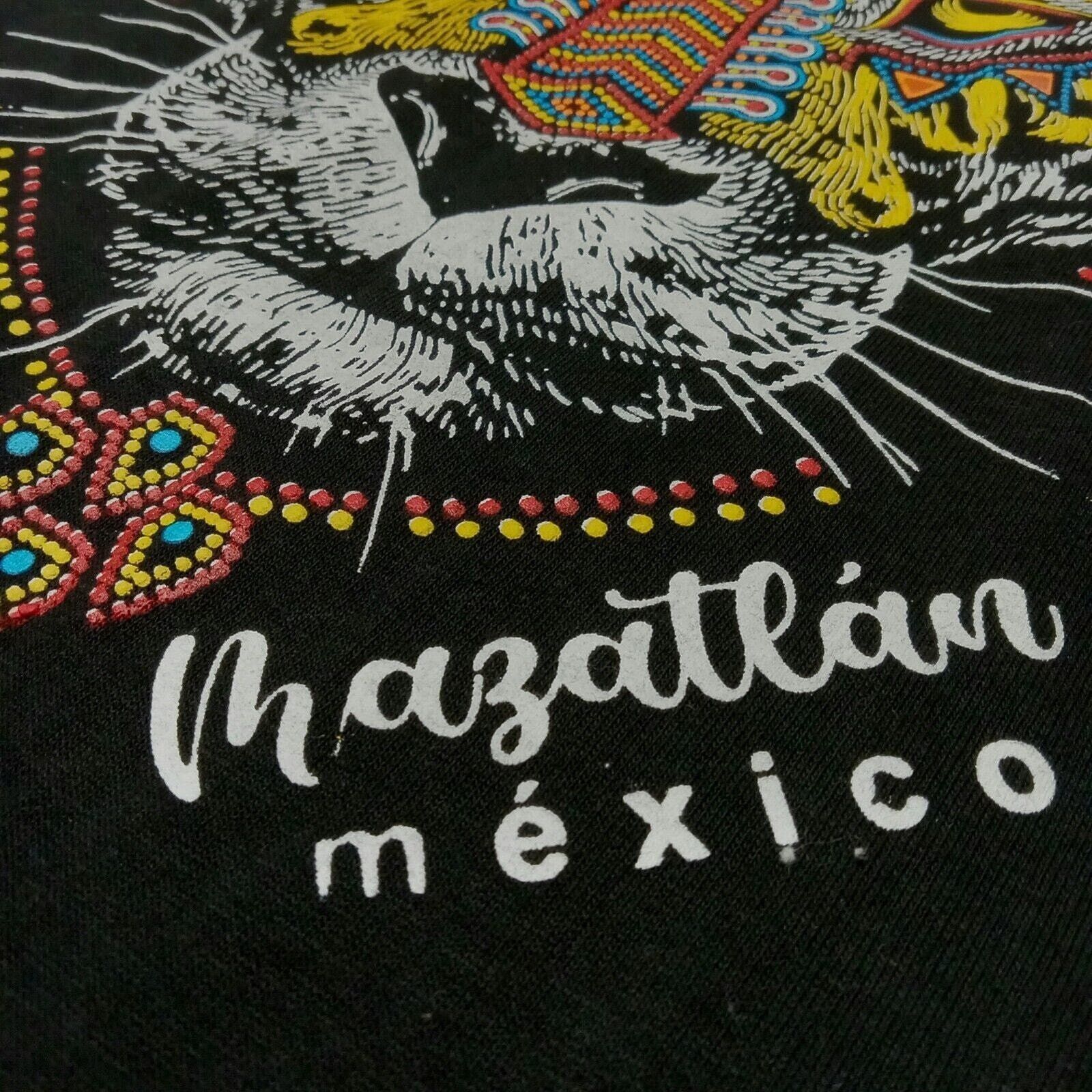 & Other Stories Olimpus T-Shirt M Mens Mazatlan Mexico Lion Black Puff Paint Size US M / EU 48-50 / 2 - 5 Thumbnail