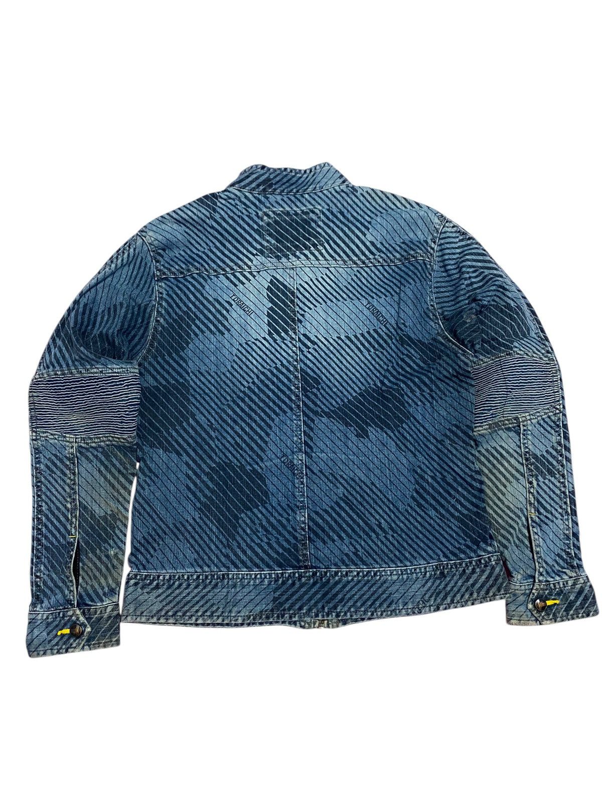 If Six Was Nine × Japanese Brand × Le Grande Bleu (L.G.B.) Y2k Tora by Toraichi biker denim jacket Size US M / EU 48-50 / 2 - 11 Thumbnail