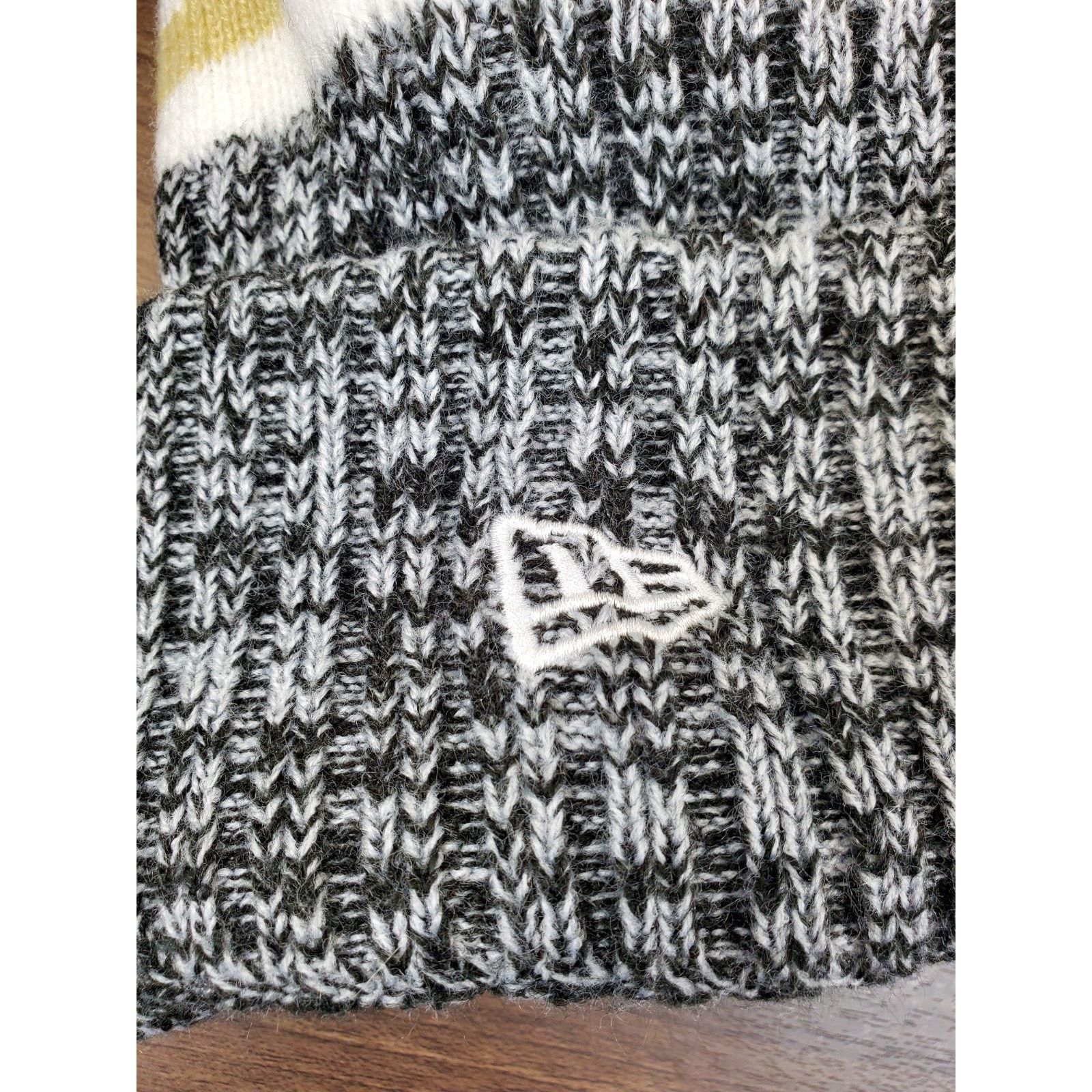 NFL × New Era New Orleans Saints New Era Winter Hat Knit Pom Beanie NFL NO Size ONE SIZE - 4 Thumbnail