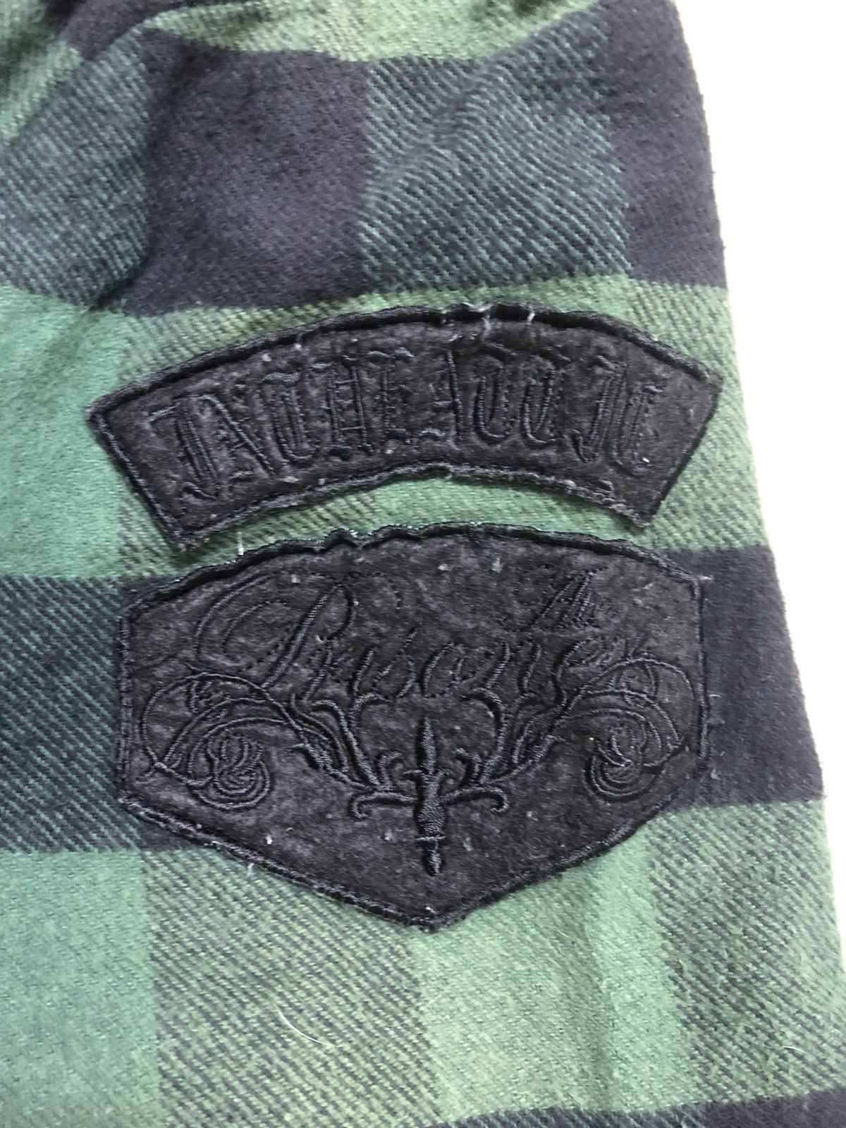 If Six Was Nine × In The Attic × Le Grande Bleu (L.G.B.) Vintage In The Attic Homme Riders on the Storm Plaid Shirt Size US M / EU 48-50 / 2 - 11 Thumbnail