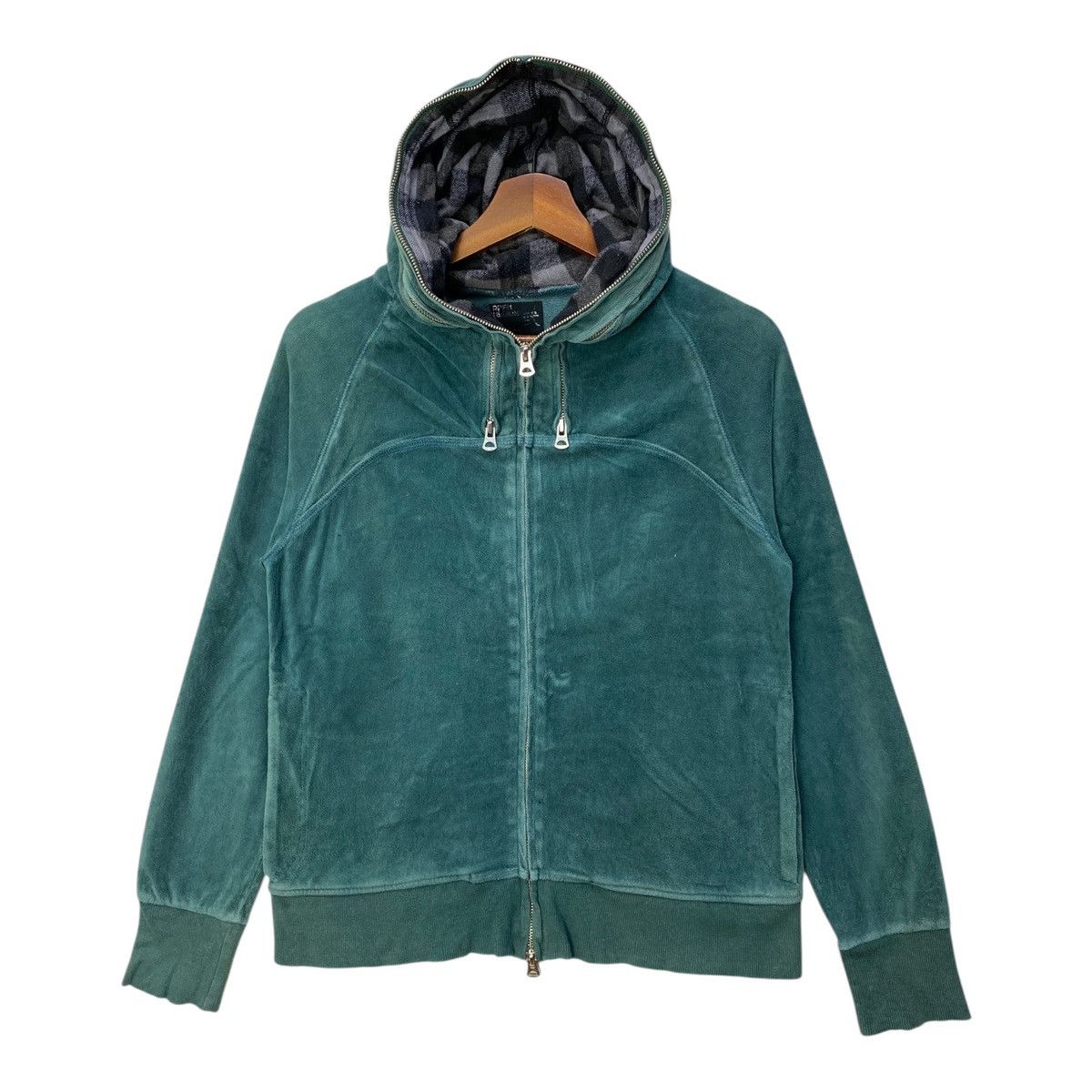 Japanese Brand Japanese Brand PPFM Women Sweater Hoodie Corduroy Fully Zip Size M / US 6-8 / IT 42-44 - 1 Thumbnail