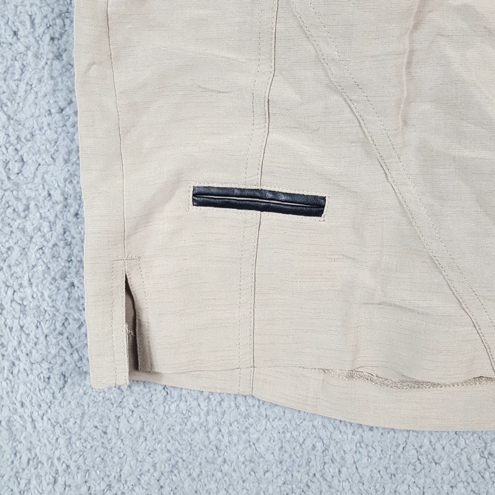 Vintage Y2K Preppy High Waist Relaxed Women's Size 12 Retro Chino Shorts Golf Pockets Size 34" / US 12 / IT 48 - 3 Thumbnail