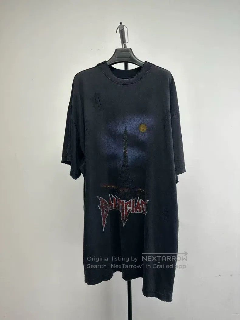 Balenciaga Balenciaga Alphabet Print Round Neck Casual T-Shirt Size US L / EU 52-54 / 3 - 1 Thumbnail