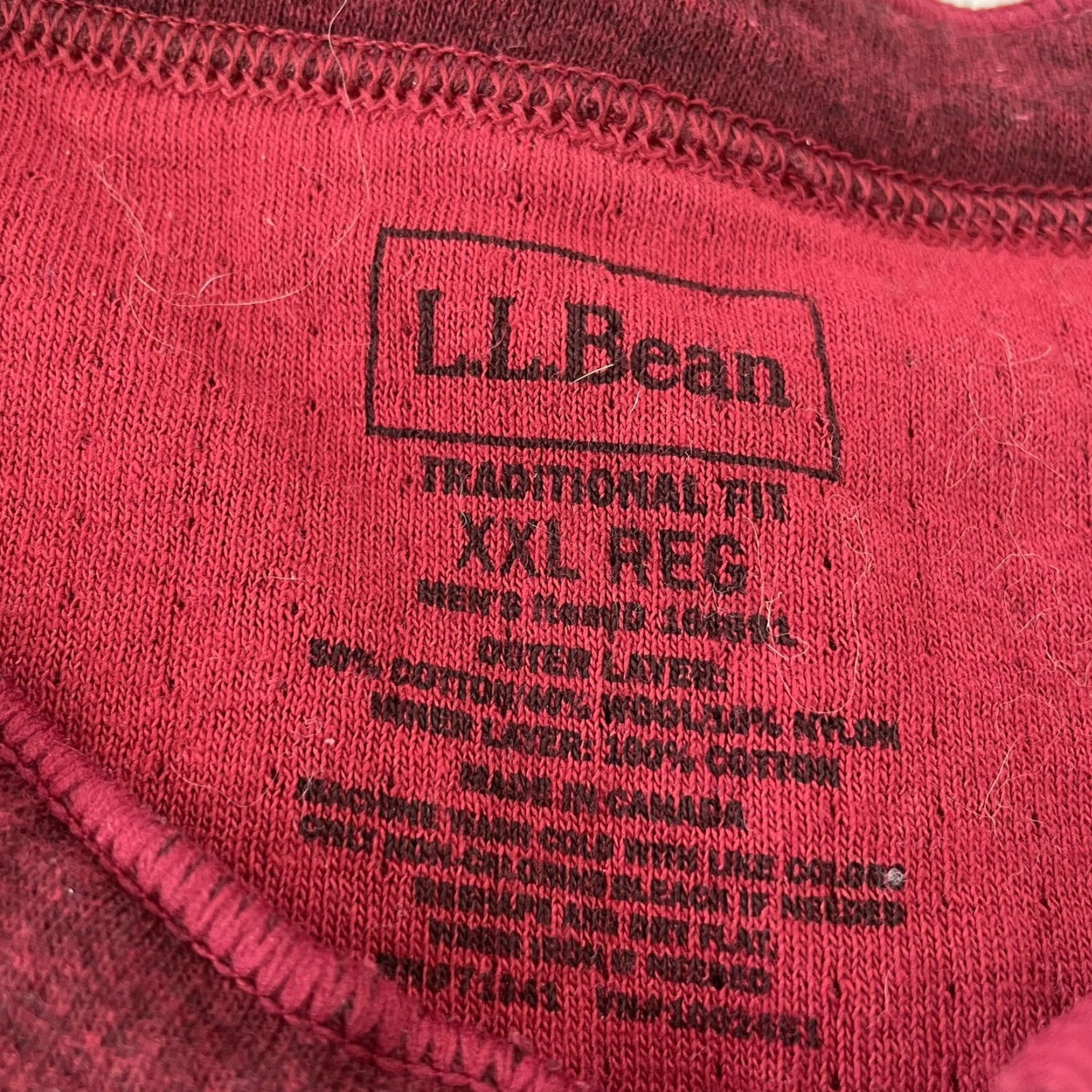 Vintage L.L. Bean River Drivers Traditional Long Sleeve Button Front Shirt Men's XXL Red Size US XXL / EU 58 / 5 - 2 Thumbnail