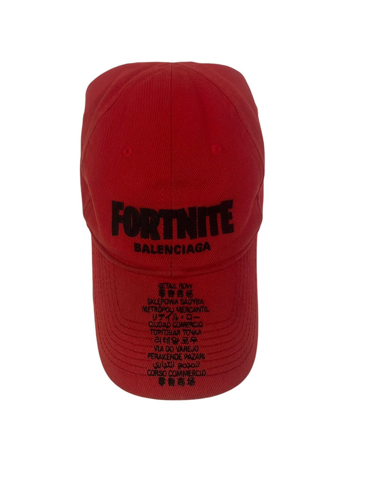 Balenciaga Designer Streetwear Red Balenciaga Fortnite limited edition hat Grailed